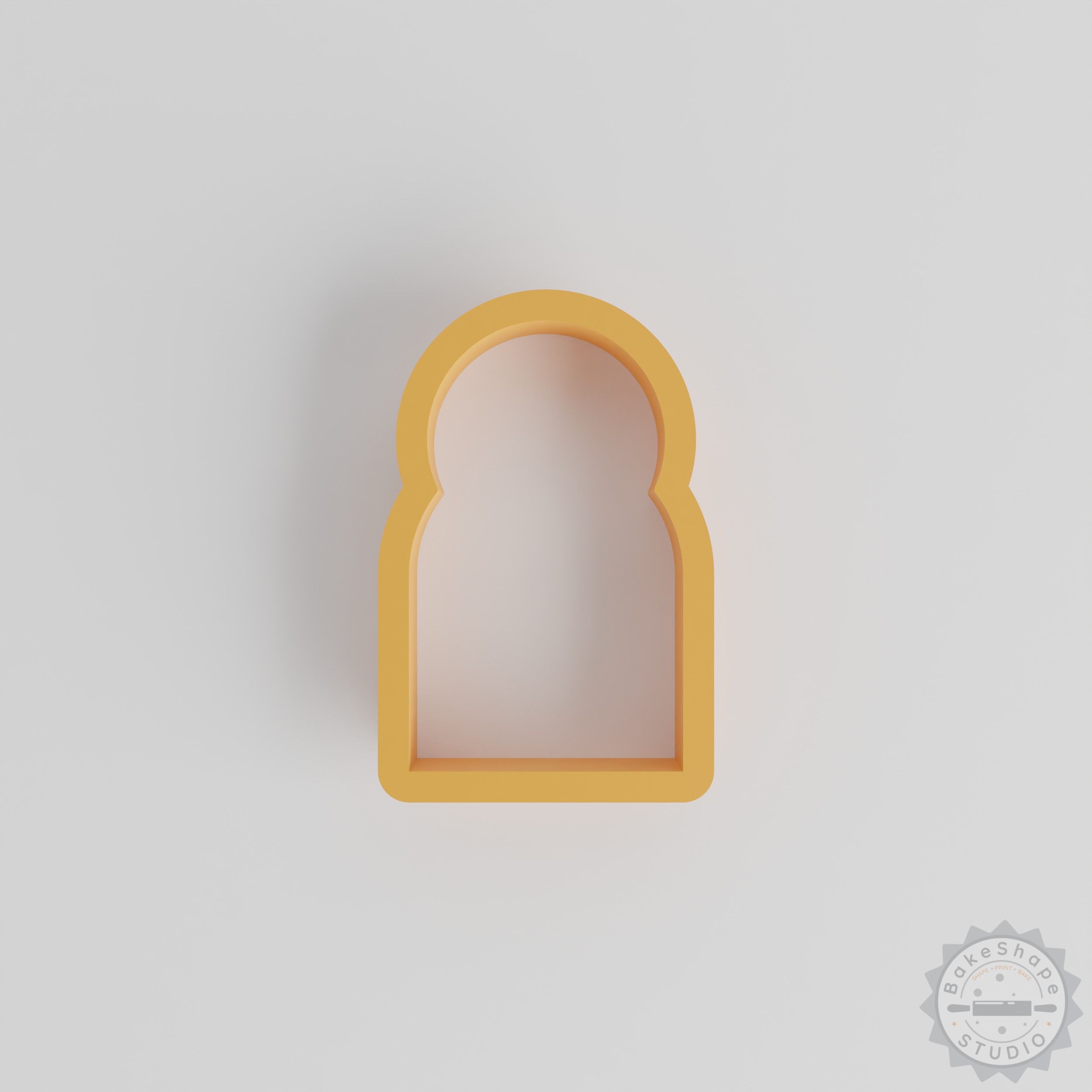 18-piece geometric window shape cutter set STL files for 3D printing cookies, fondant, and clay creations