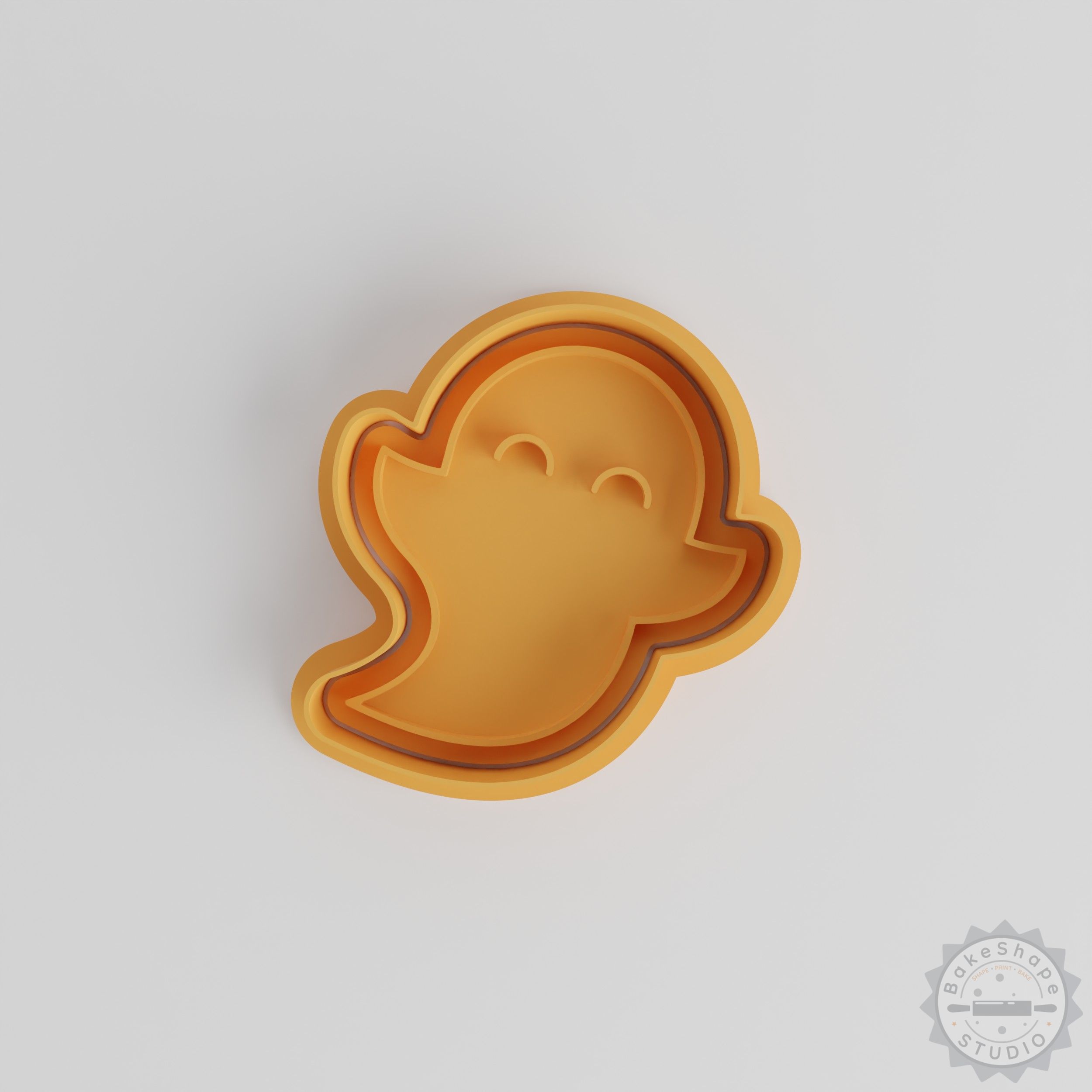 Ghost Shape Cutter & Stamp Set, 6-Piece Cookie & Fondant Set, Halloween Baking Essentials
