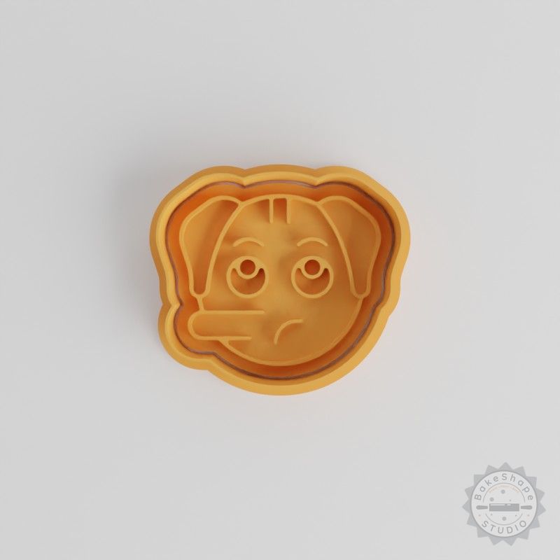 Liar Cookie Cutter and Stamp Set, 6-Piece Dog Designs for Cookies, Fondant, Includes S/M/L Shapes