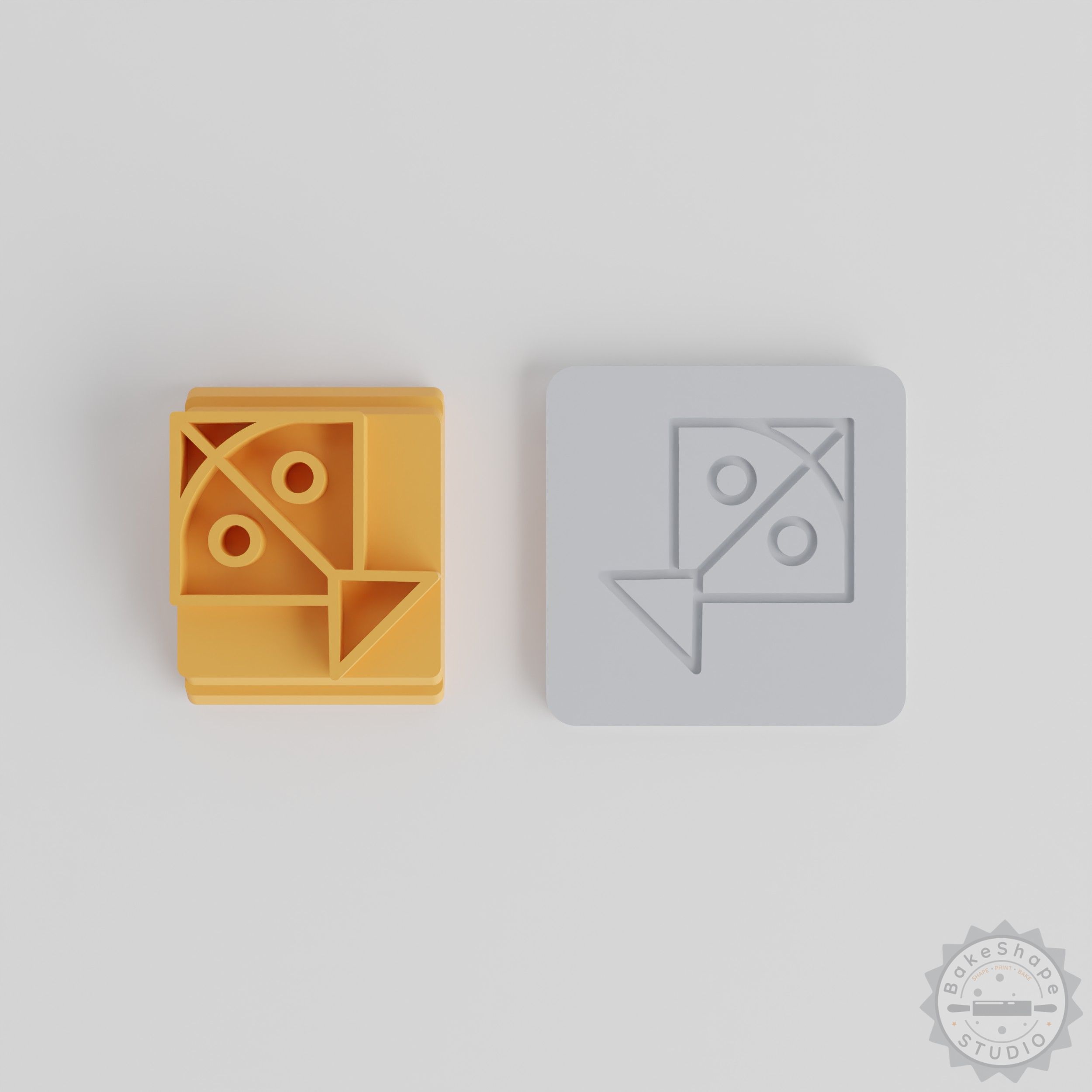 Kite Stamp Set, 5 Sizes Motif, Perfect for Clay, Cookies, Fondant Crafting