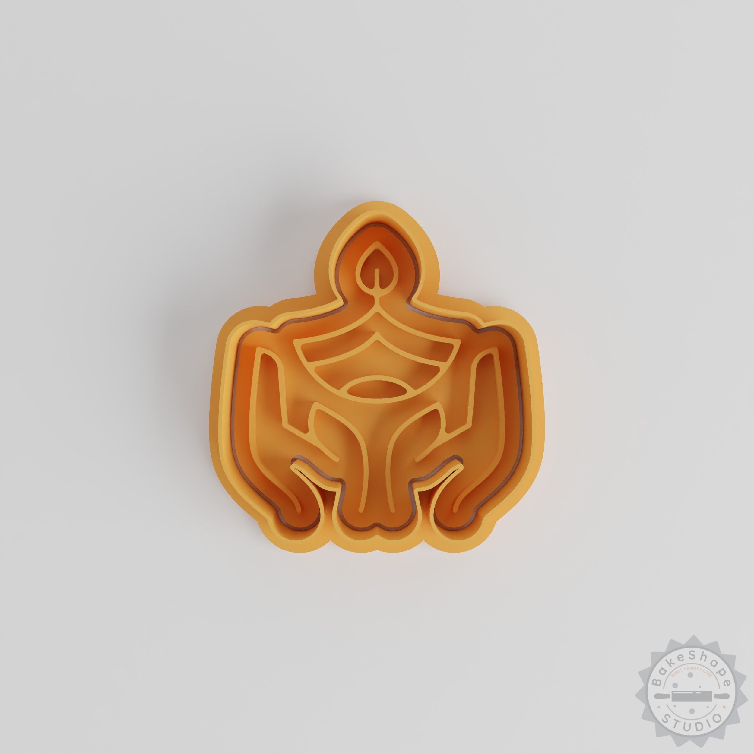 Diwali Festival Cookie Cutter and Stamp Set, 6-Piece Bundle, Perfect for Fondant