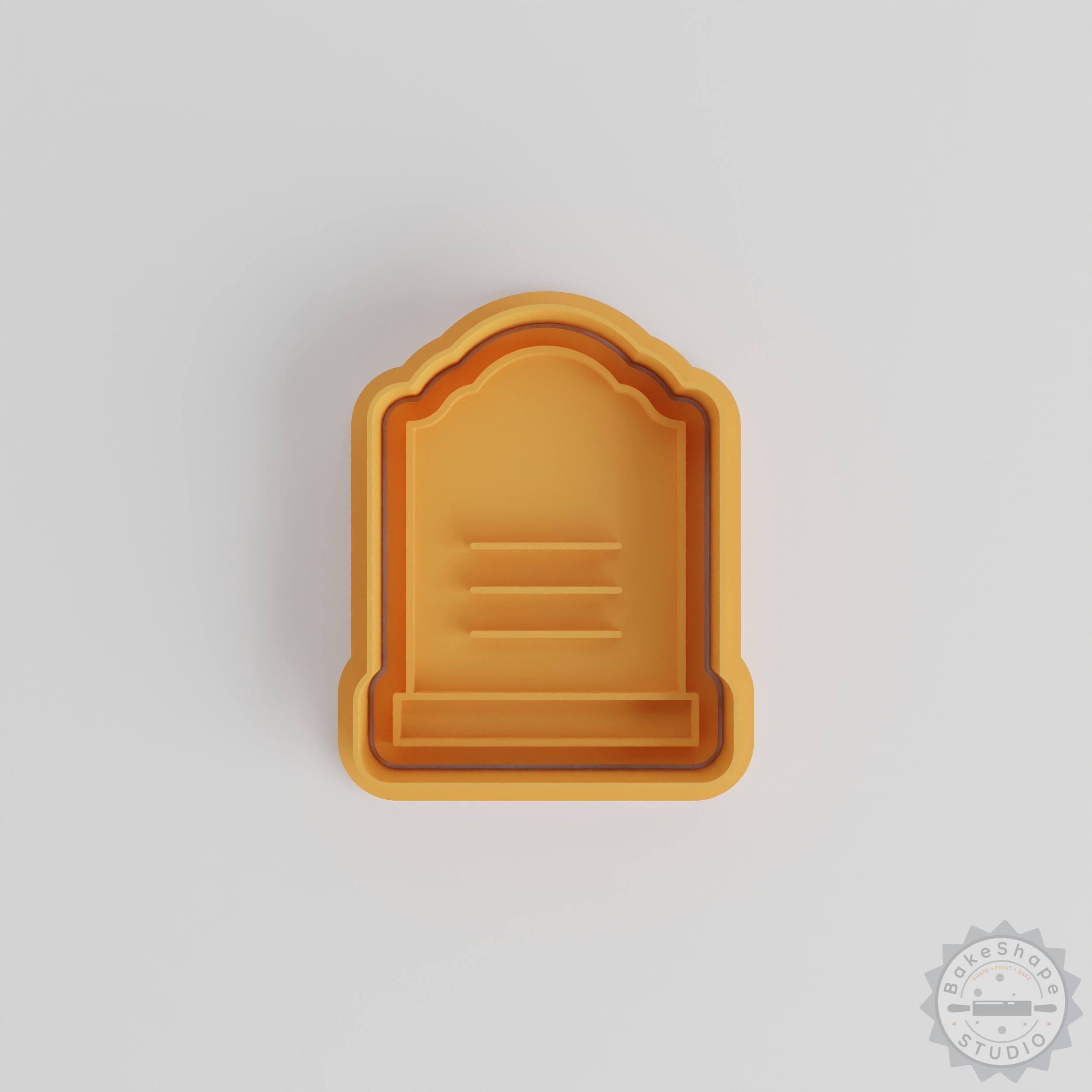 Halloween Tombstone Cookie Cutter & Stamp Set, 6 Piece Baking Decoration Tool