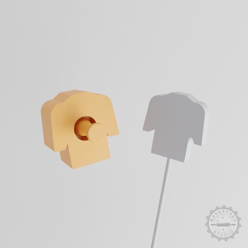 Coat & Cake Pop Mold Set, Fashion Outerwear with Baking Accessory