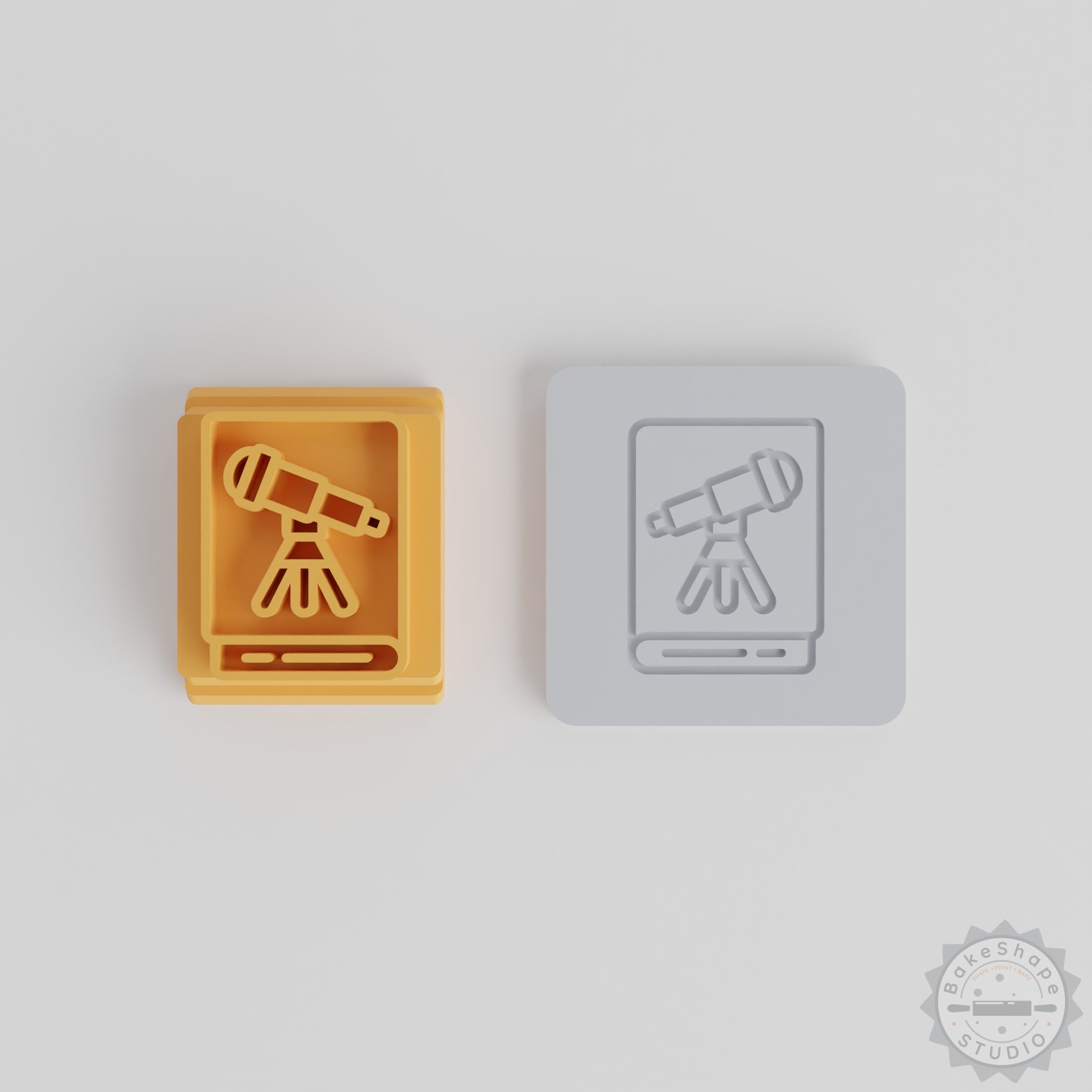 Astronomy Stamp Set, 5-Piece, Motif Sizes 20-40mm, Perfect for Clay, Cookies, Fondant