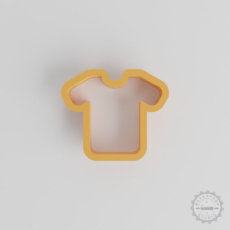 Casual Shirt Plain Tee, Everyday Classic T-shirt, Valentine Shirt Bundle with 18 Shape Cutters for Cookies, Fondant, Clay
