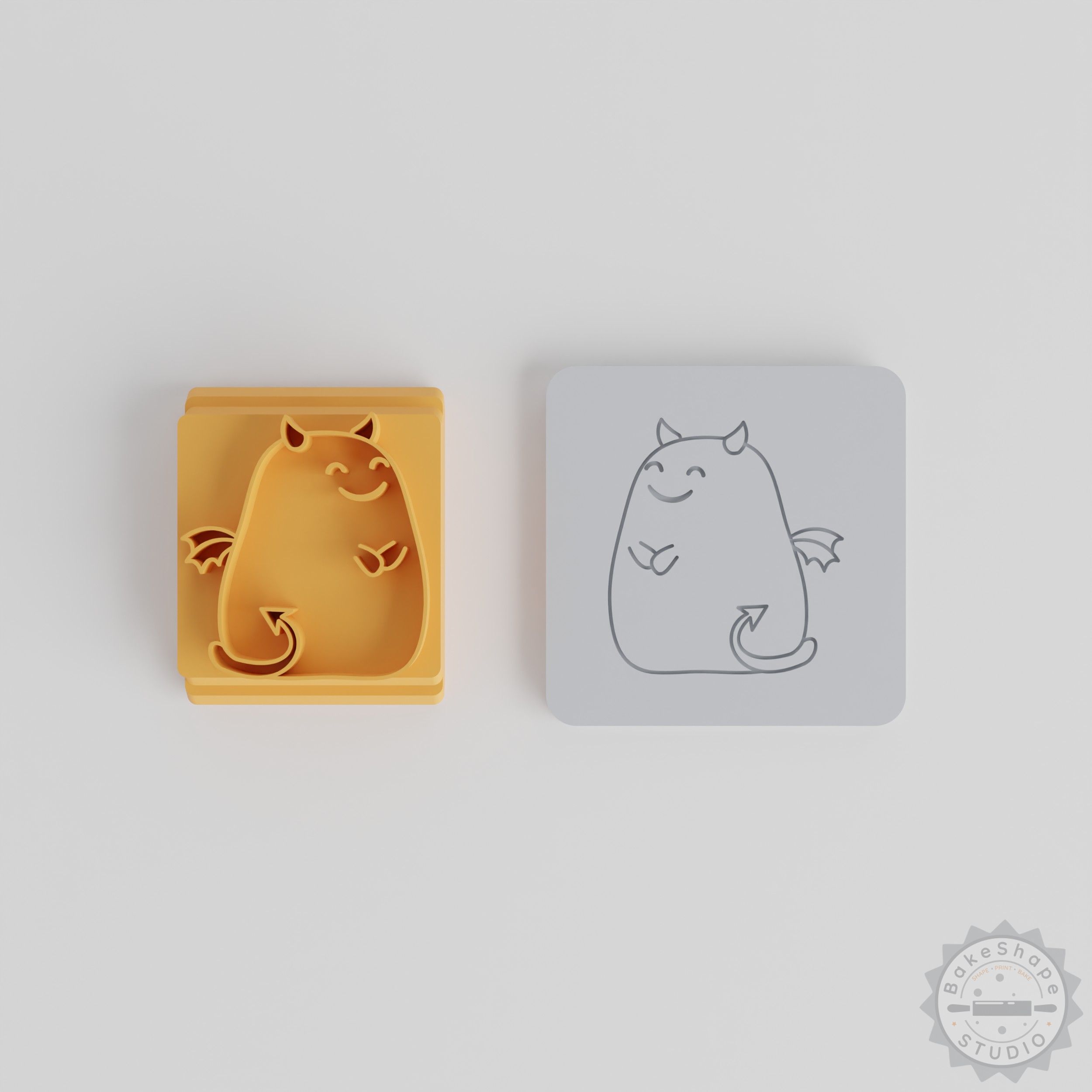 Hugging Stamp Tile Set, 5 Motifs, Assorted Sizes, Perfect for Clay, Cookie, Fondant Crafting