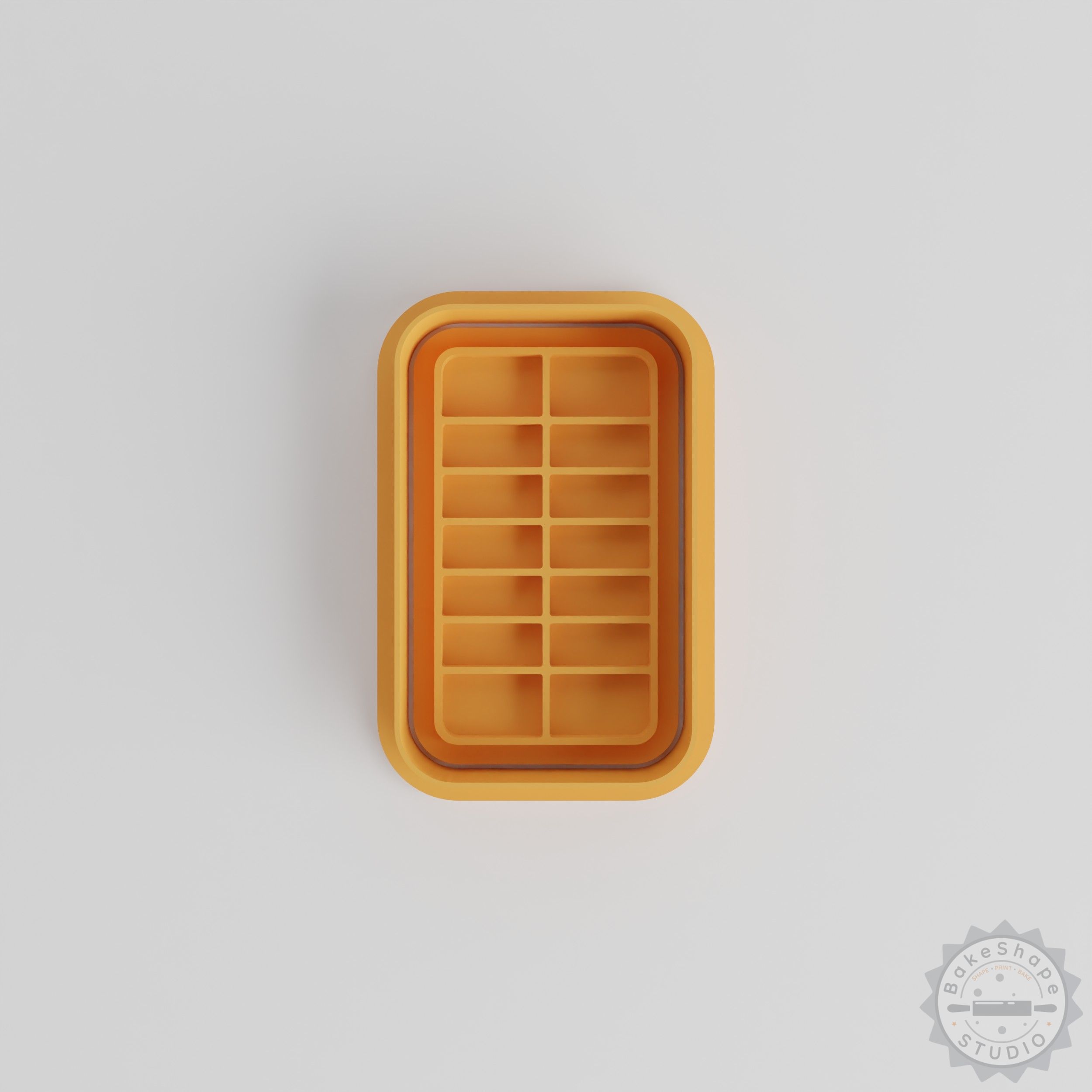 Window Shape Cutter and Stamp Set, Perfect for Cookies and Fondant, 3 Sizes, 6 Pieces