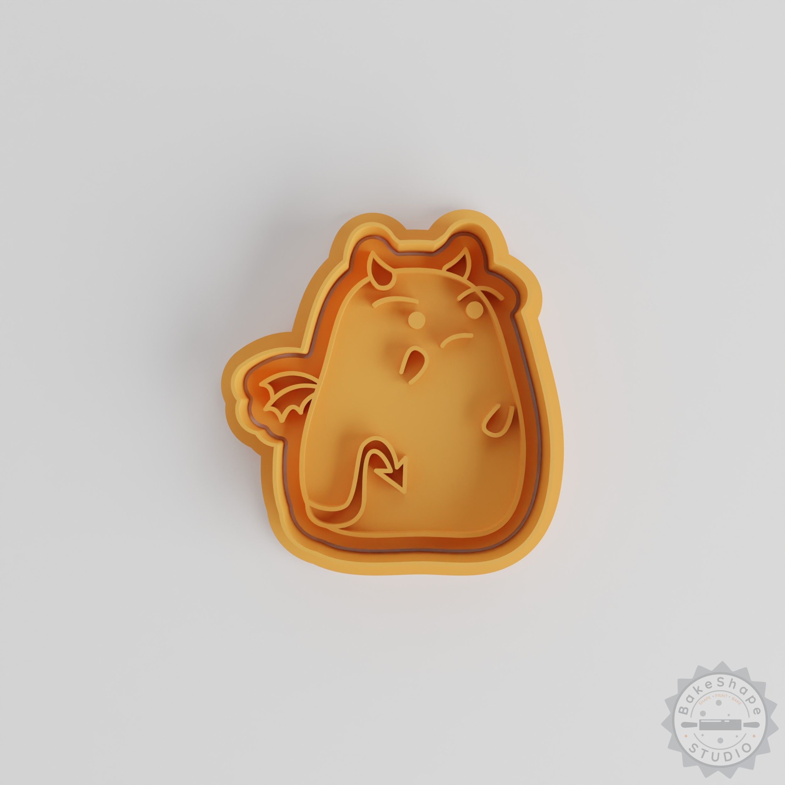 Cookie & Fondant Shape Cutter Stamp Set, 6-Piece, Thinking Pattern, Multiple Sizes, Perfect for Baking