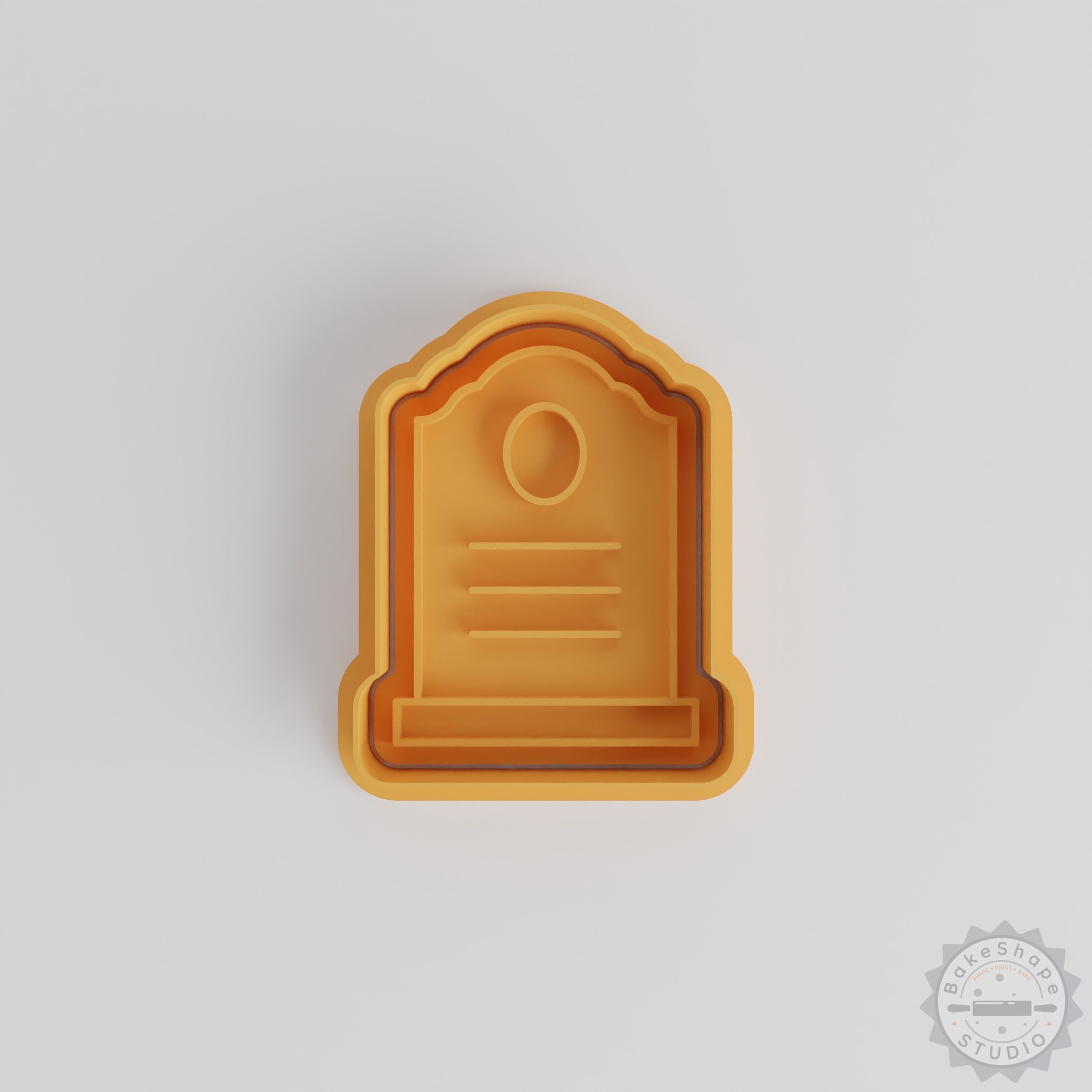 Graveyard Cookie Cutter & Stamp Set, 6 Pieces, Halloween Cemetery, Tombstone Shapes, Fondant & Baking
