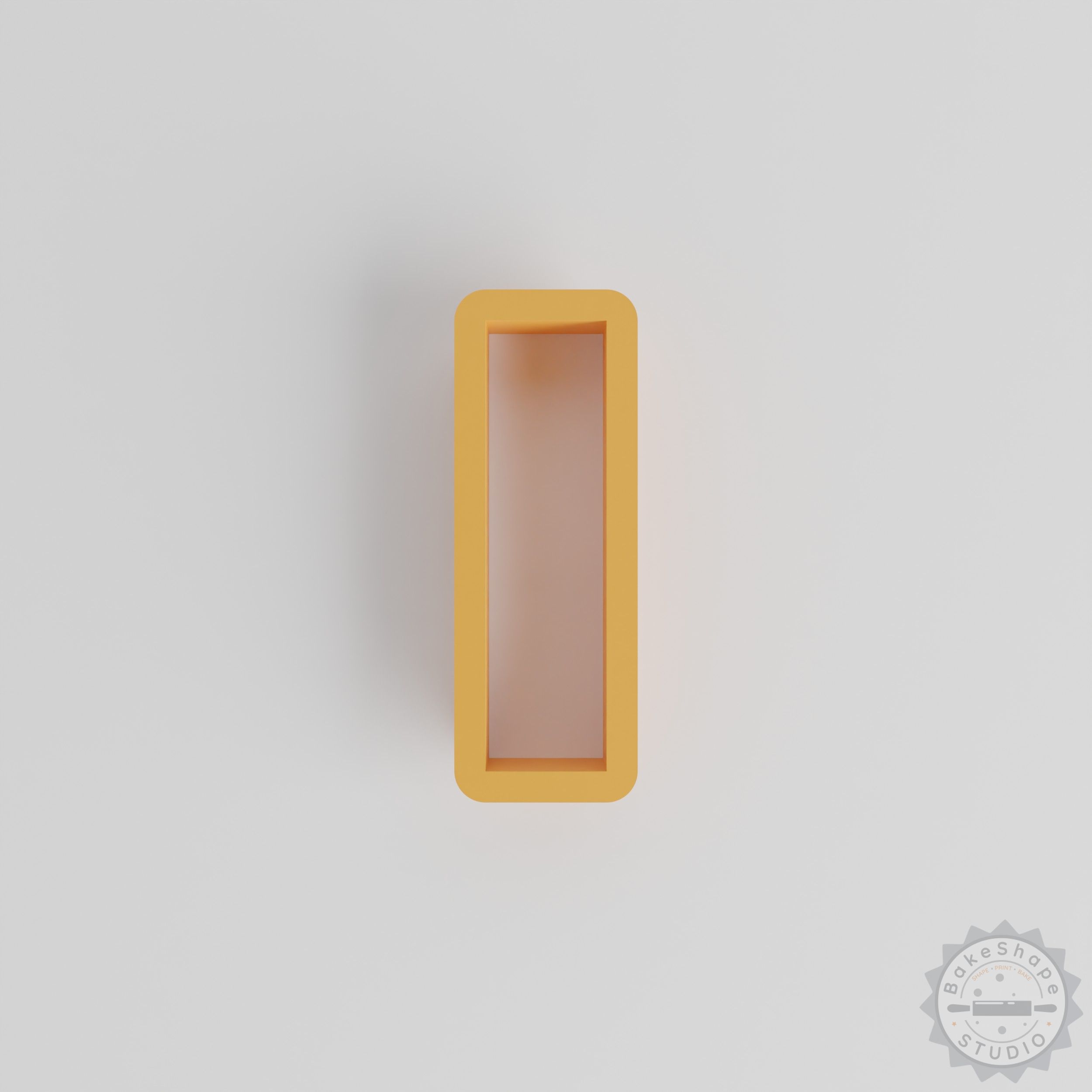 18-piece rectangle shape cutter set STL for 3D printing in geometric shapes for cookies and fondant