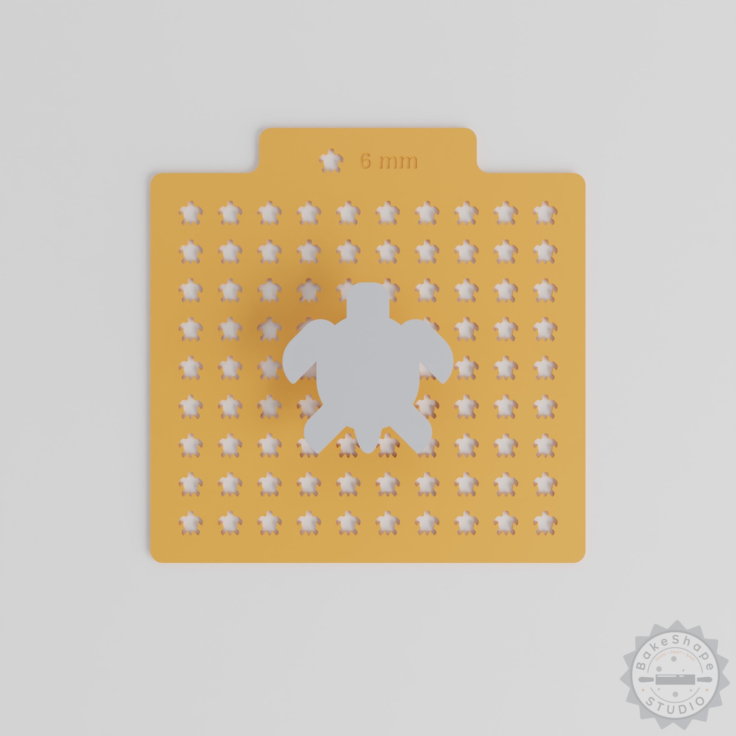 Turtle Sprinkle Stencil Set, 5 Designs, Compatible with Sprinkles & Edible Glitter