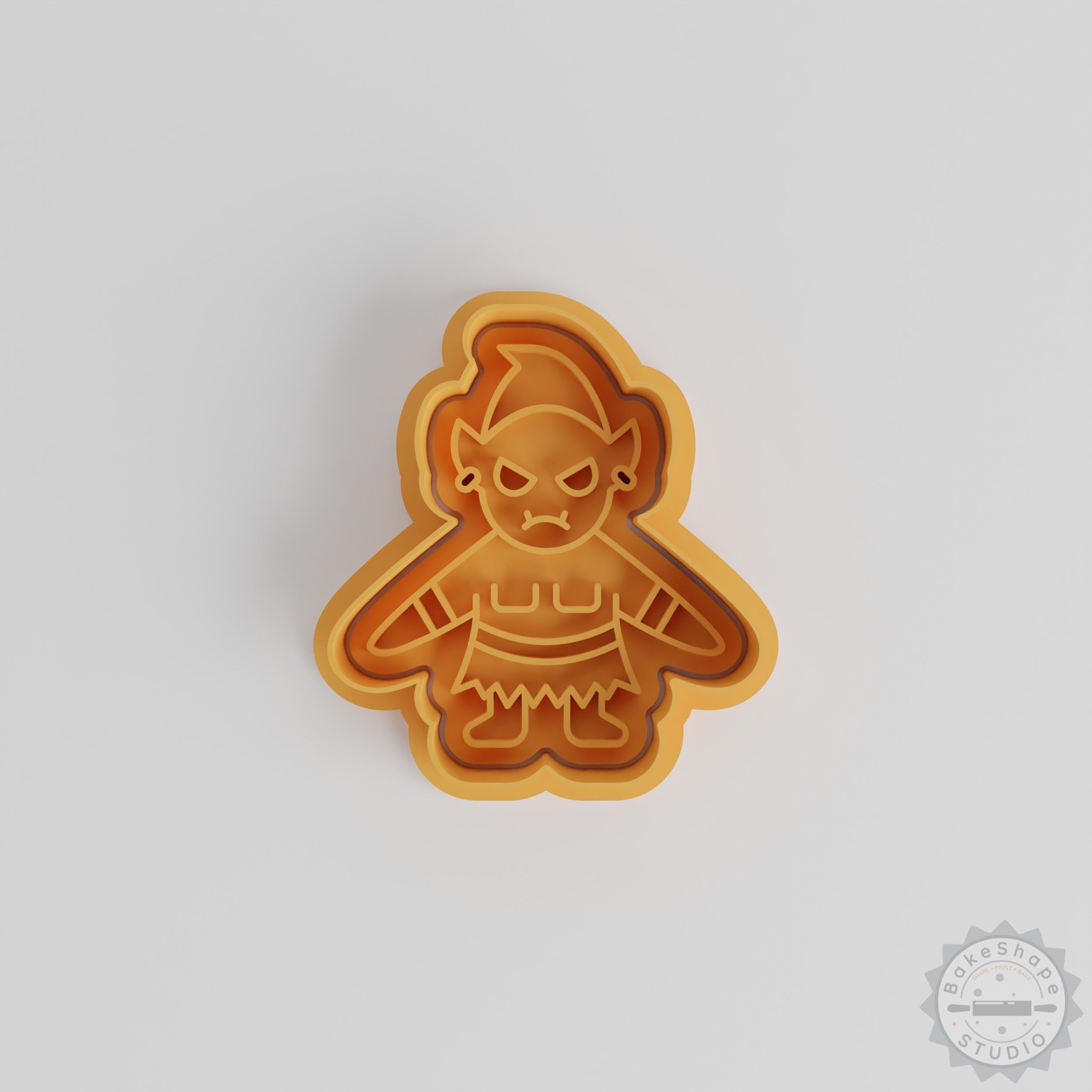 Goblin Shape Cookie Cutter Set, 6-Piece, Halloween Themed, S/M/L Sizes, Perfect for Cookies & Fondant