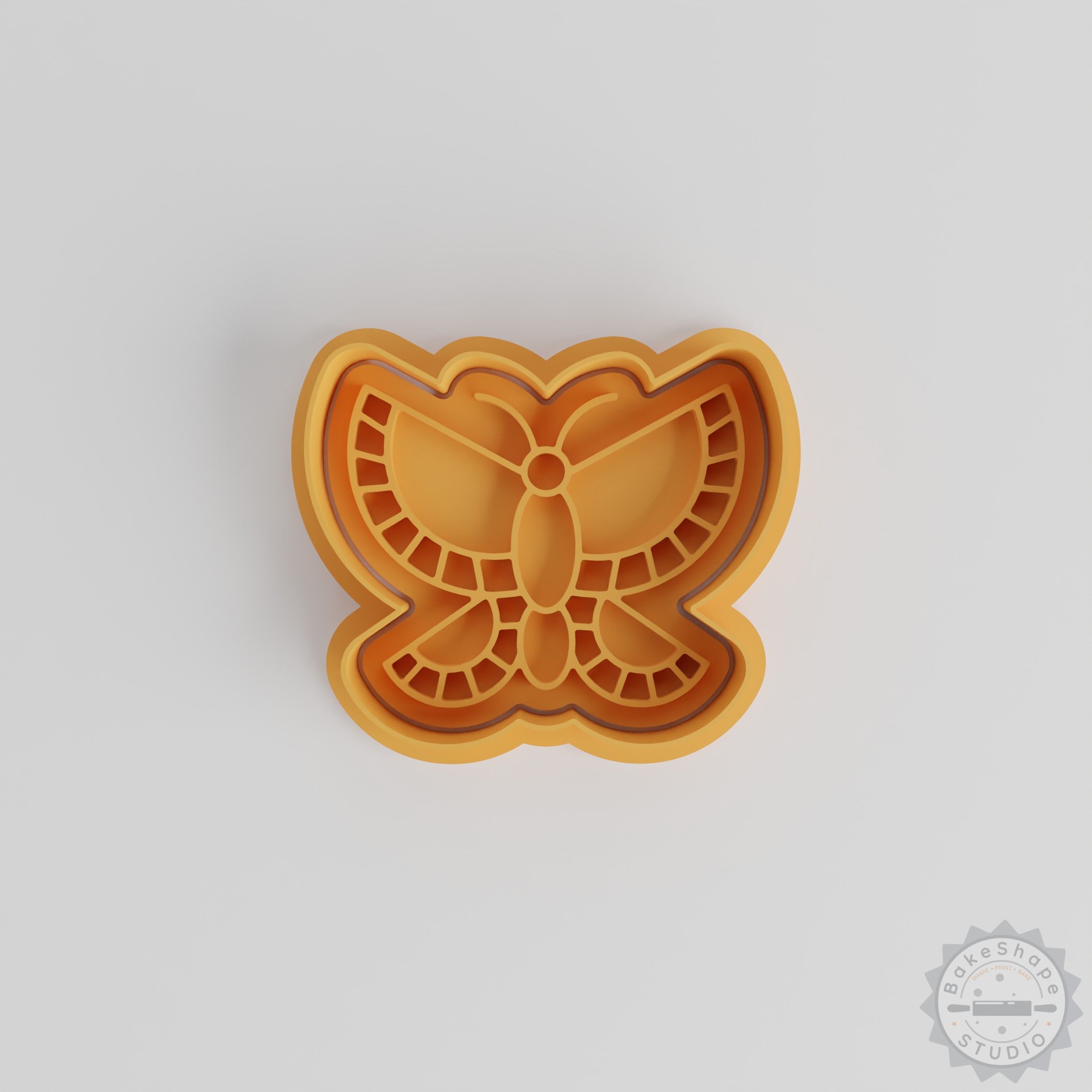 Butterfly Cookie Cutter and Stamp Set, 6-Piece, Perfect for Cookies and Fondant, 3 Sizes S/M/L