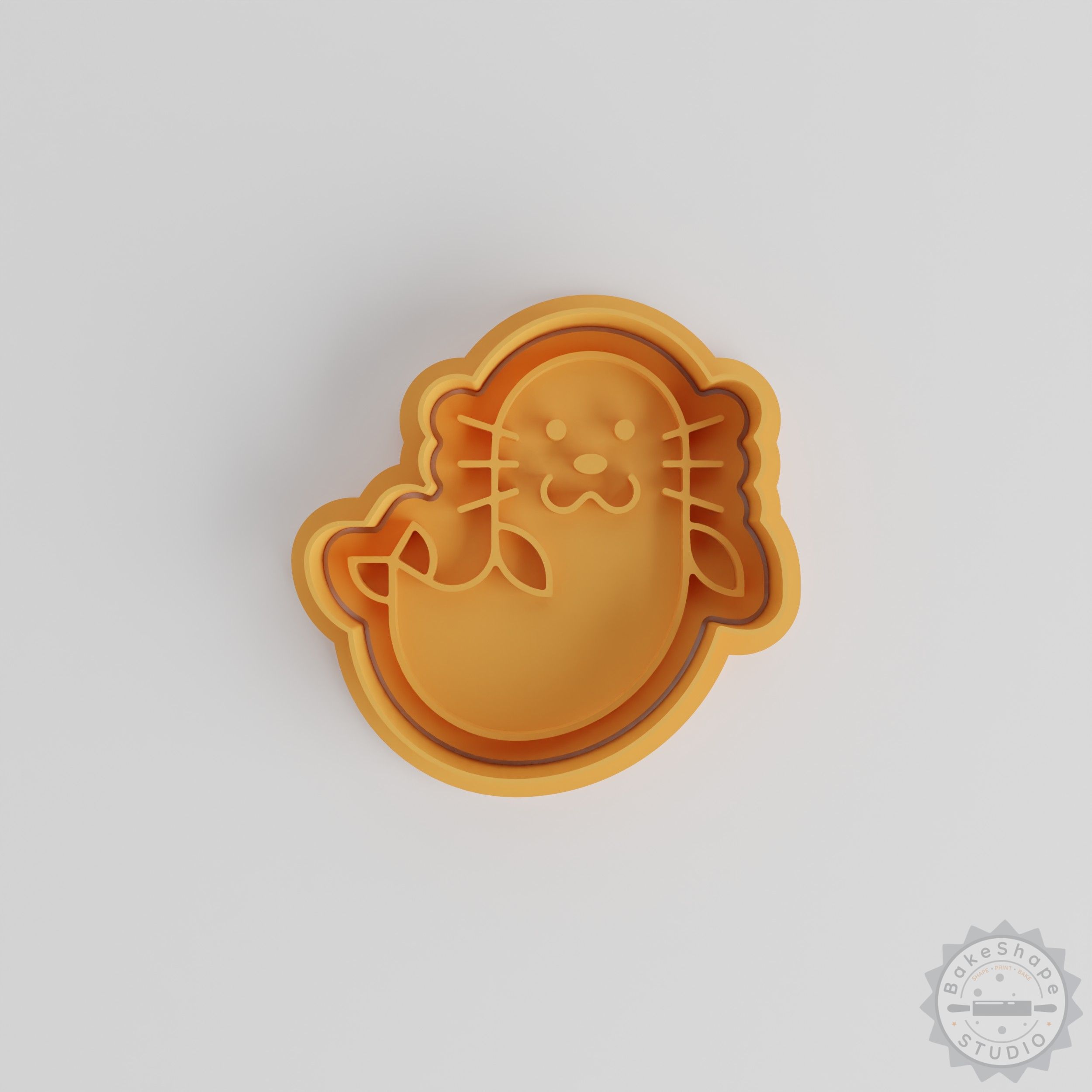 Seal Cookie Cutter Stamp Set, Marine Animal Shape Molds, 6-Piece Baking Tools, Small Medium Large Sizes