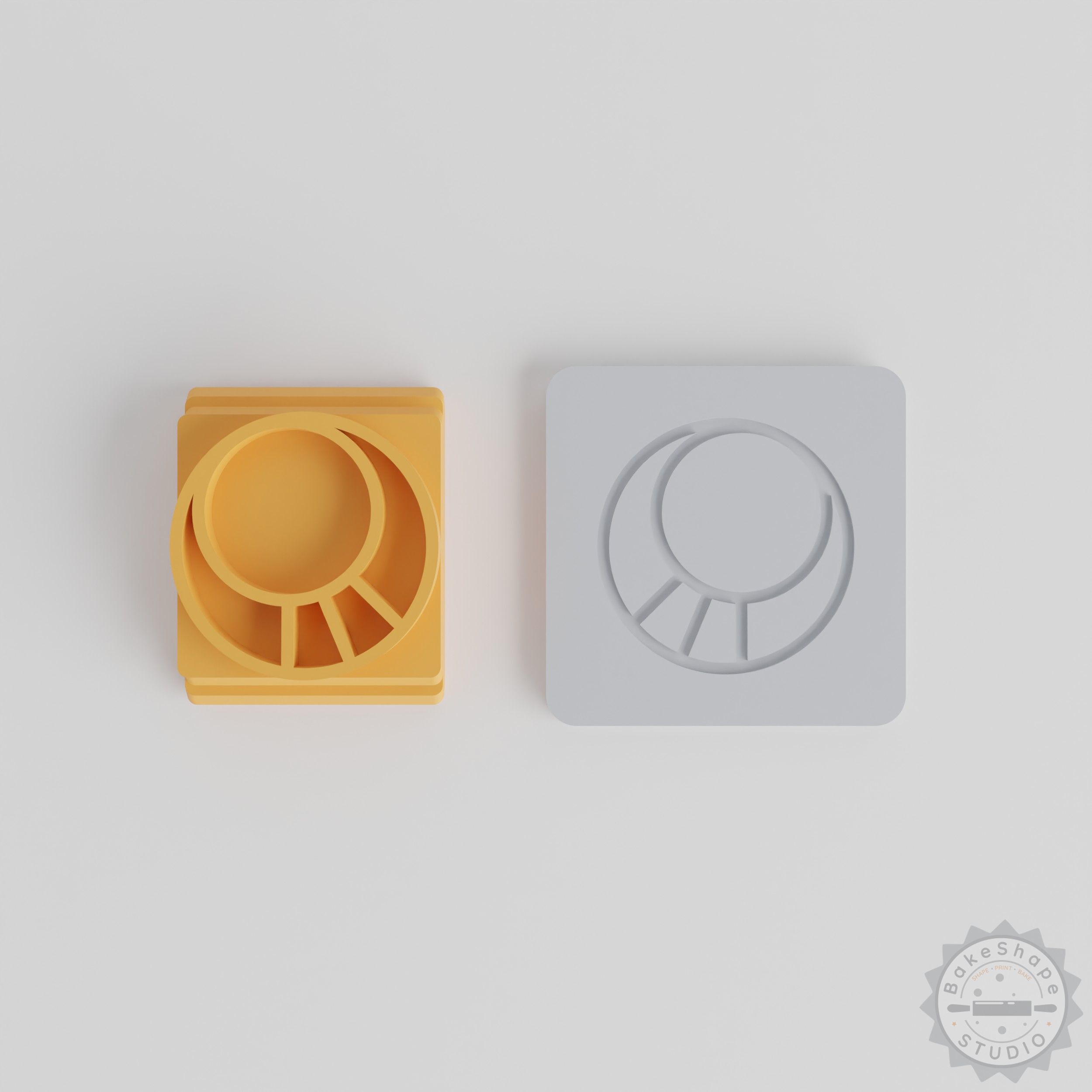 Jyestha Nakshatra Vedic Astrology Stamp Tile Set for Clay, Cookies, Fondant - 5 Size Motifs