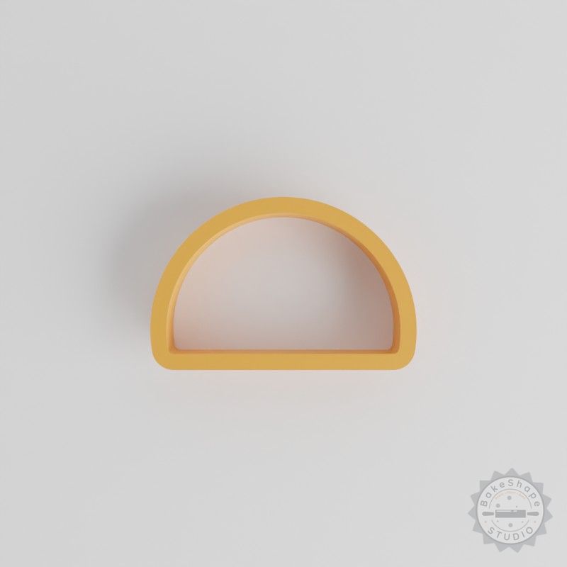 Semi Circle Cutter Set, 18-Piece, 0.75"-5.00" Sizes, for Cookies, Fondant, Clay