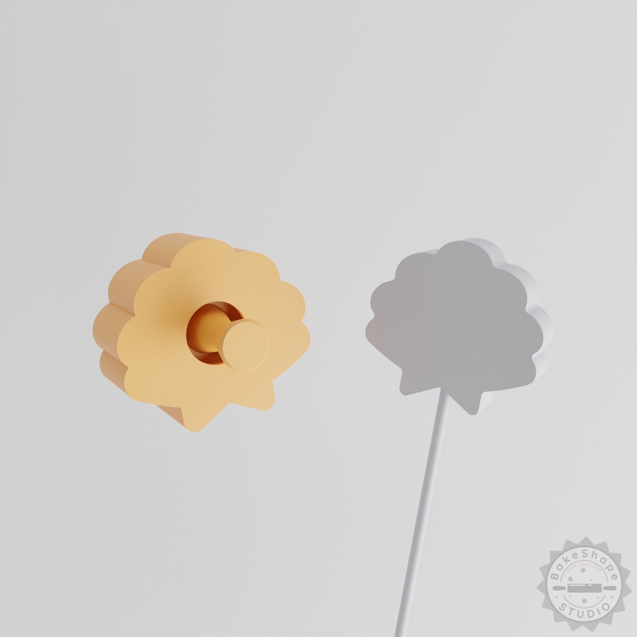 Sea Shell Cake Pop Mold, 2-Piece Sealife Shell Design