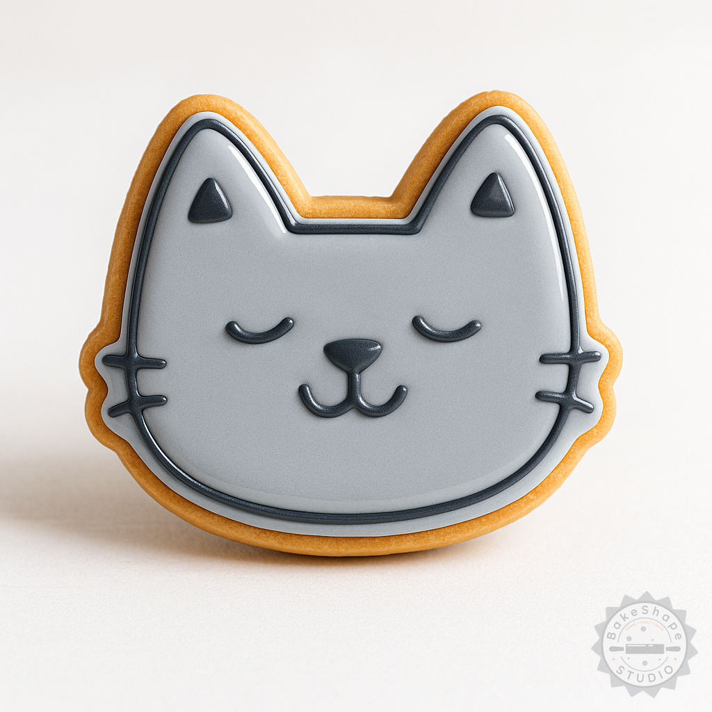 Decorated example 1 of Relax Shape Cutter & Stamp Set, Perfect for Cookies & Fondant, 6-Piece Kit in 3 Sizes