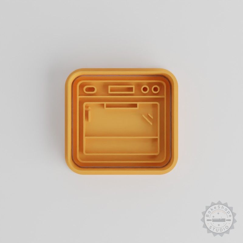 Oven Shape Cutter & Stamp Set for Cookies Fondant, 3 Sizes, Perfect Baking Kitchen Appliance