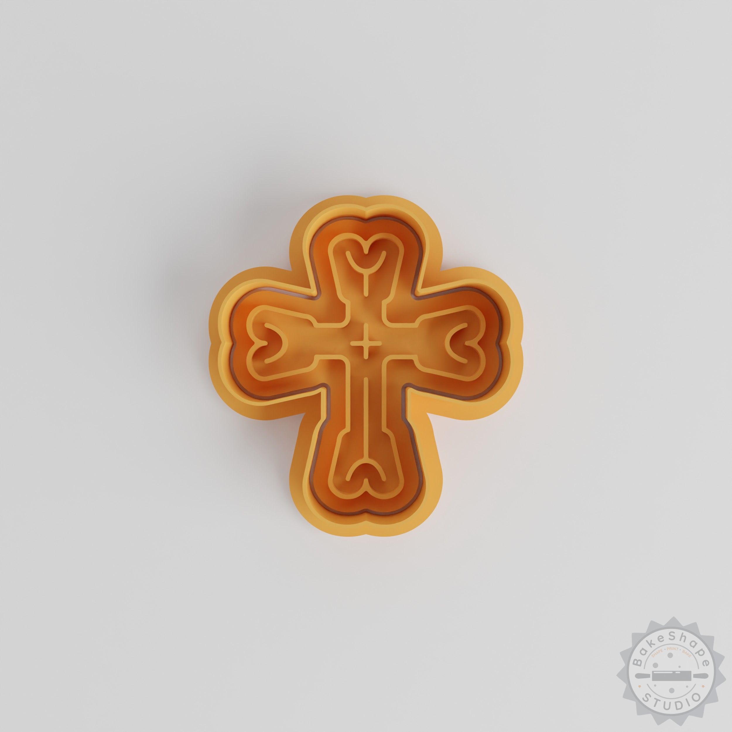 Cross Cookie Cutter and Stamp Set, Perfect for Cookie and Fondant Decoration