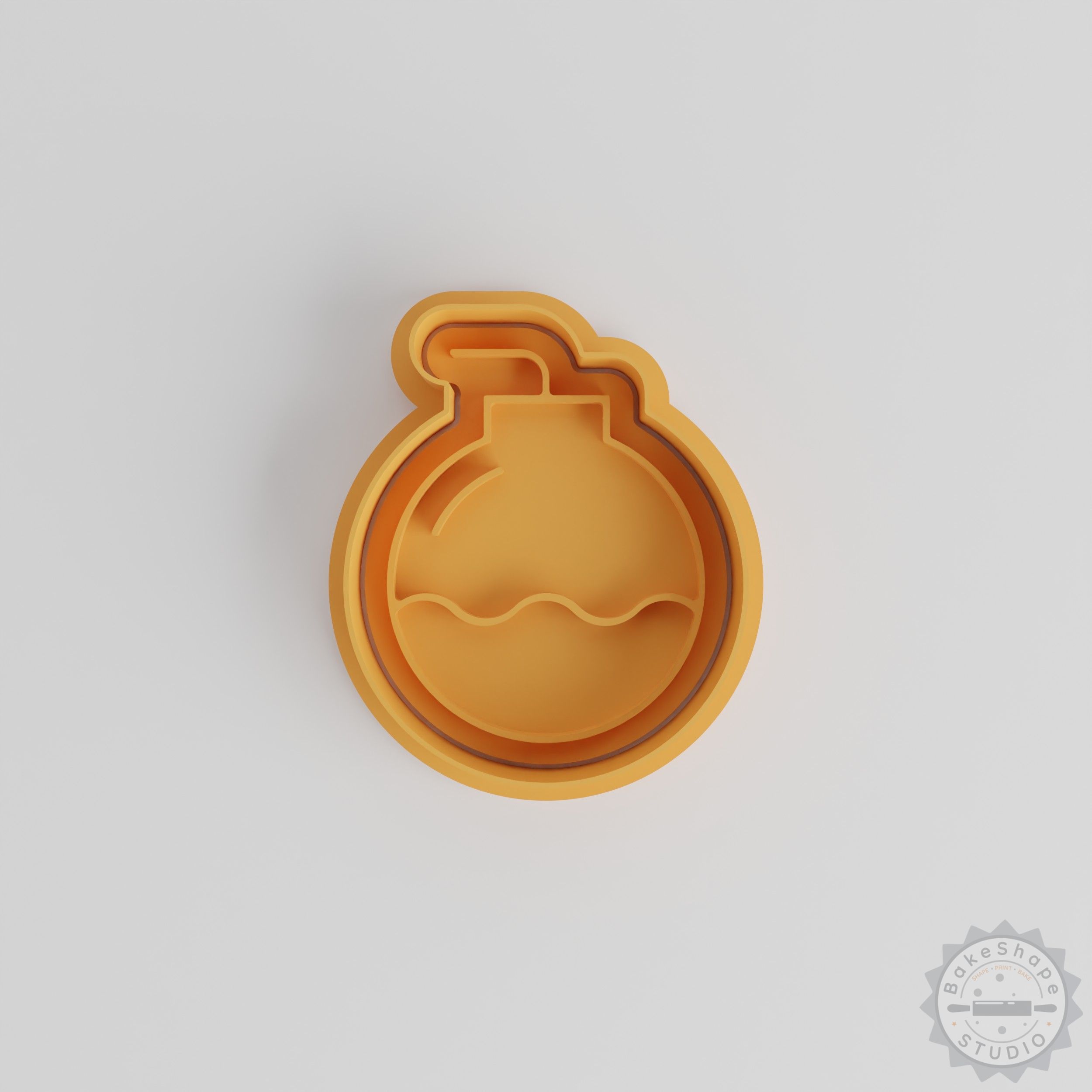 Cookie Shape Cutter & Stamp Set, Bomb Blast Design, 6-Piece, S/M/L Sizes, Fondant & Cookie Decor