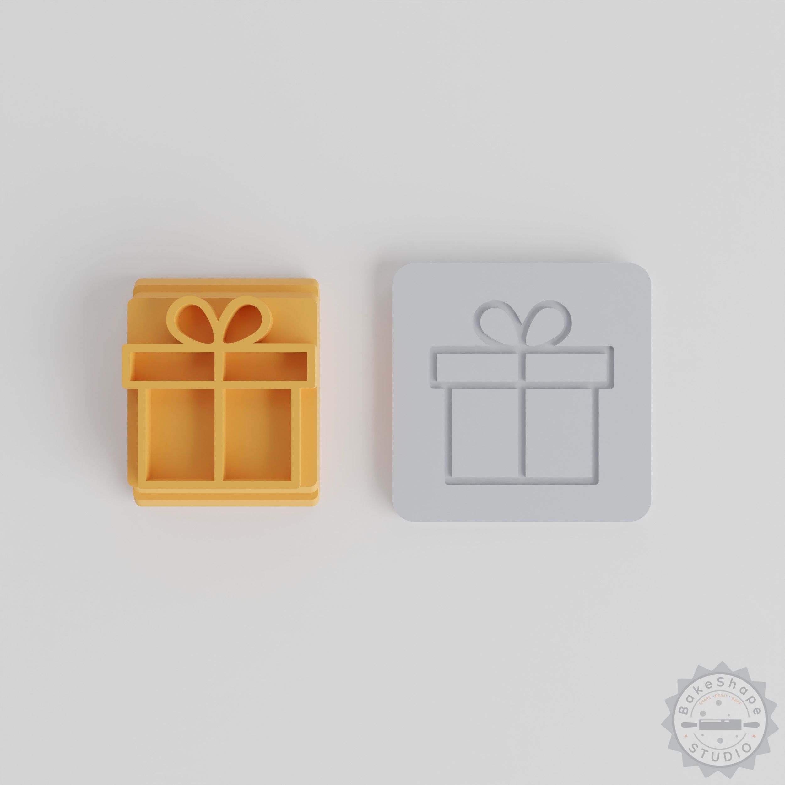 Clay & Cookie Stamp Gift Box, Set of 5 Motif Sizes 20-40mm, Ideal for Fondant & Soft Materials
