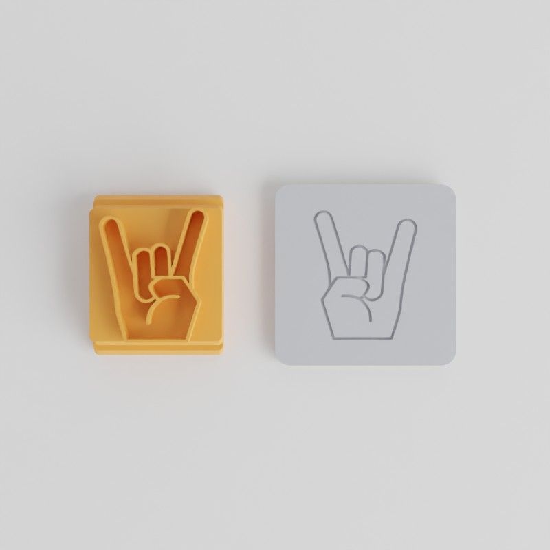 Hand Stamp Tile Set, Versatile Sizes for Clay, Cookies, Fondant, Soft Materials Baking Tool