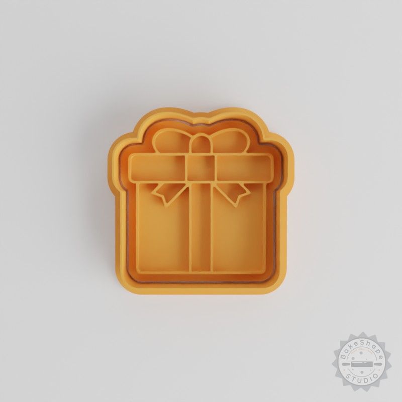 Cookie & Fondant Shape Cutter Gift Box Set, Includes 6 Pieces With S/M/L Stamps