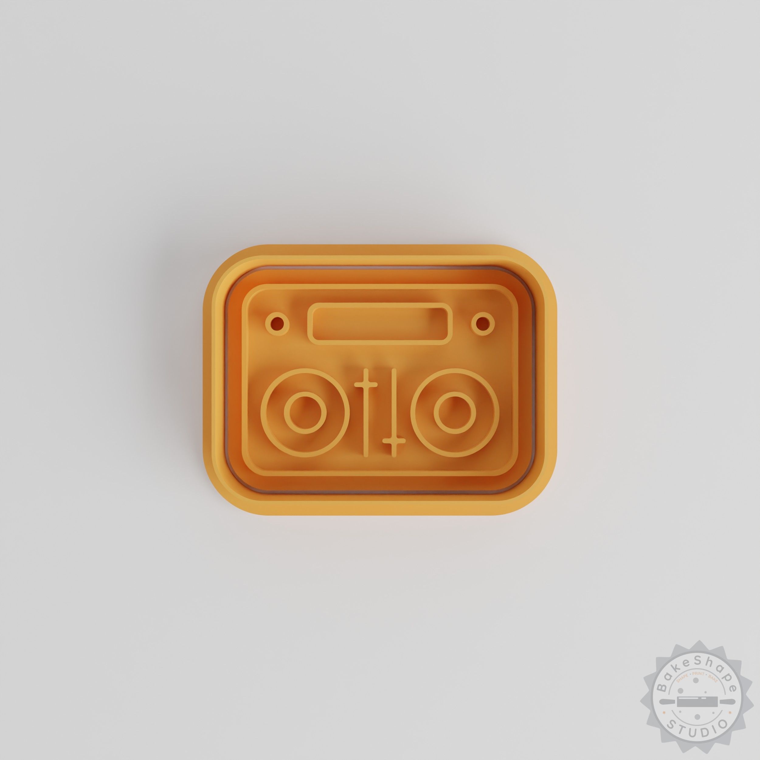 DJ Decks Cookie Cutter, Stamp Set, 6-Piece, Small, Medium, Large, Perfect for Cookies, Fondant