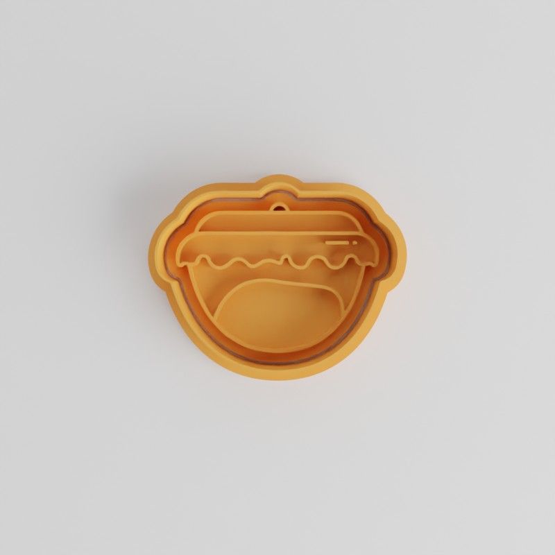 Dough Shape Cutter & Stamp Set for Cookies & Fondant, Includes S/M/L Sizes, 6-Piece Baking Bundle