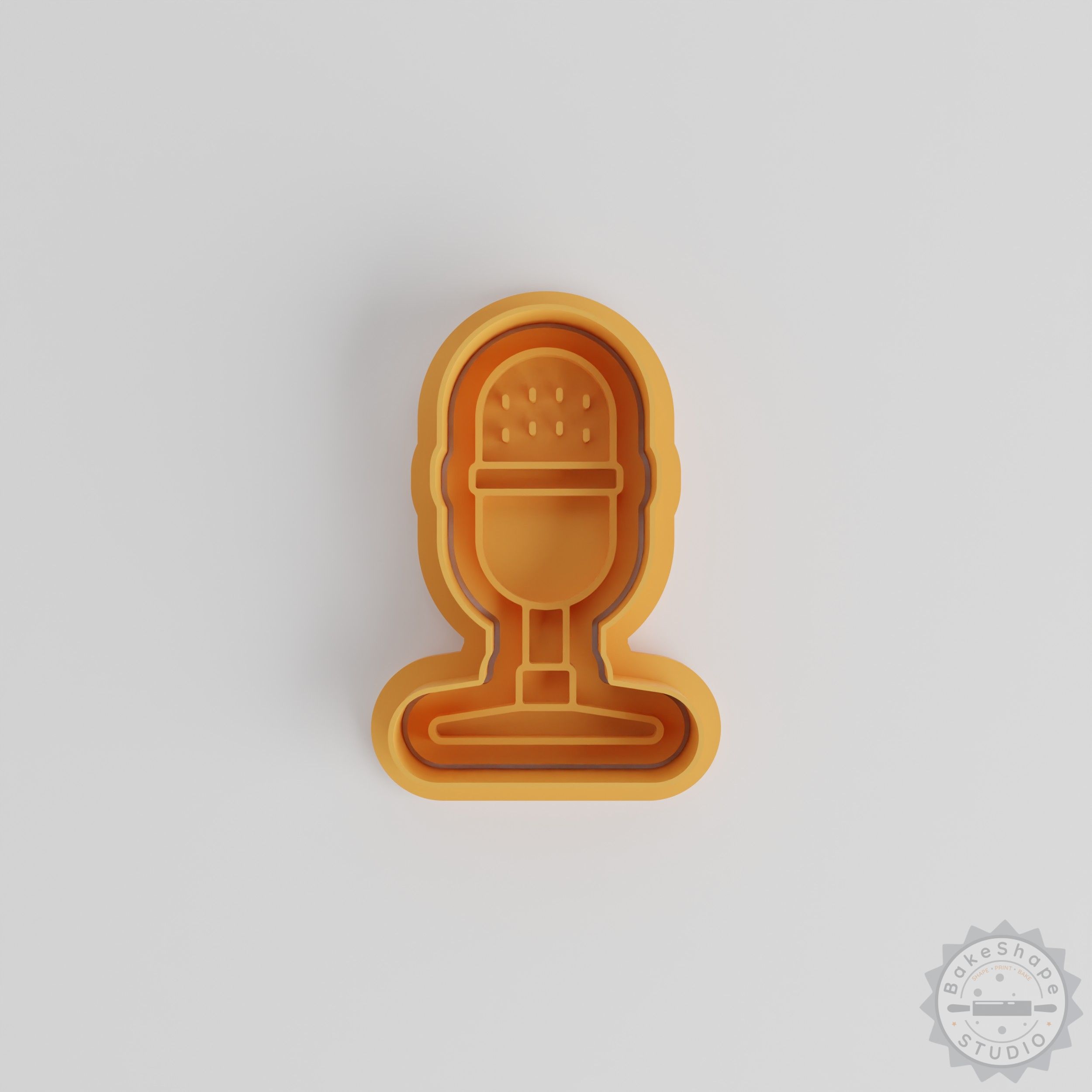 Recording Microphone Bundle, Cookie Fondant Shape Cutter Set, Sizes S/M/L, 6 Pieces for Baking and Decorating