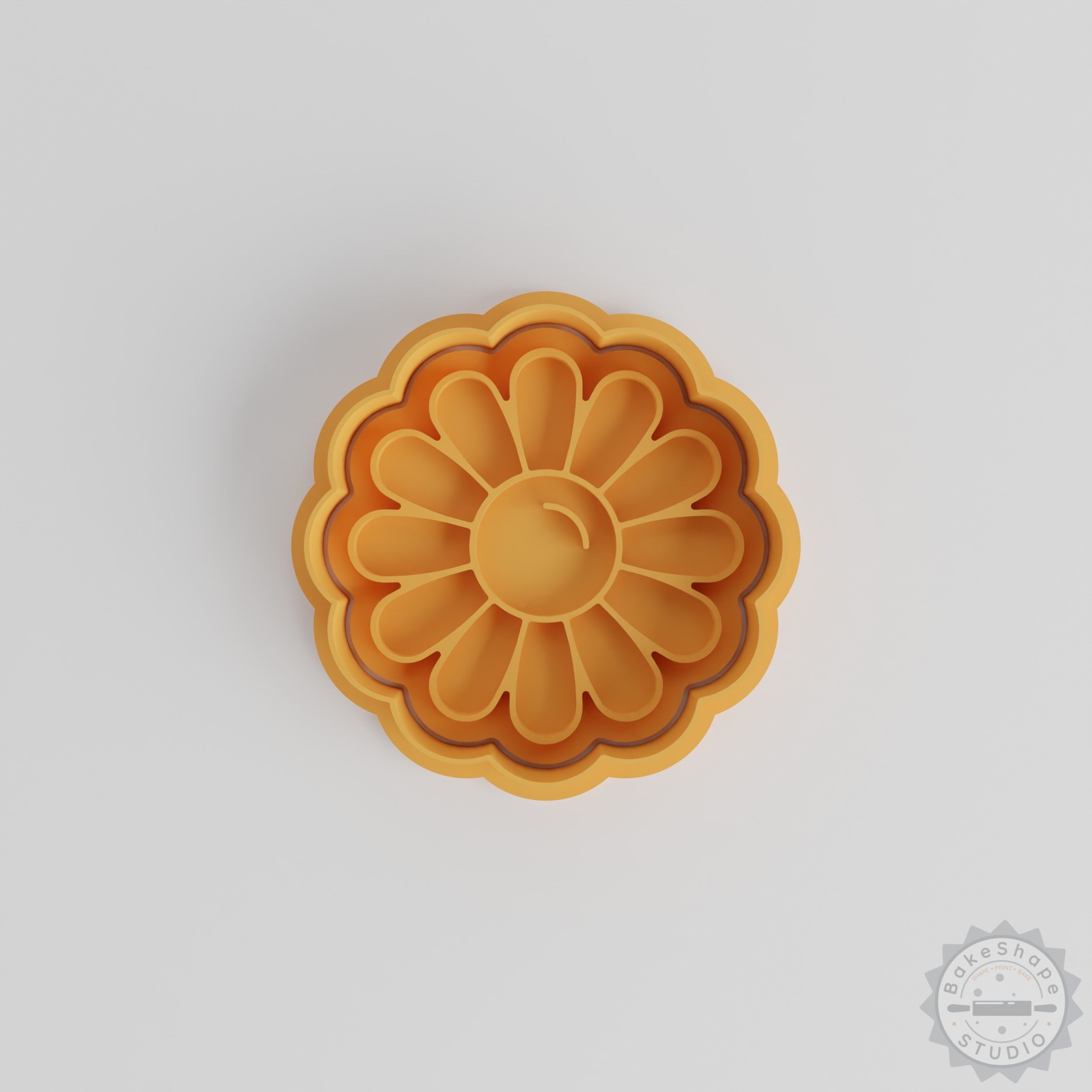 Busy Daisy Cookie Cutter & Stamp Set, 6-Piece, Flower Design, 3 Sizes S/M/L