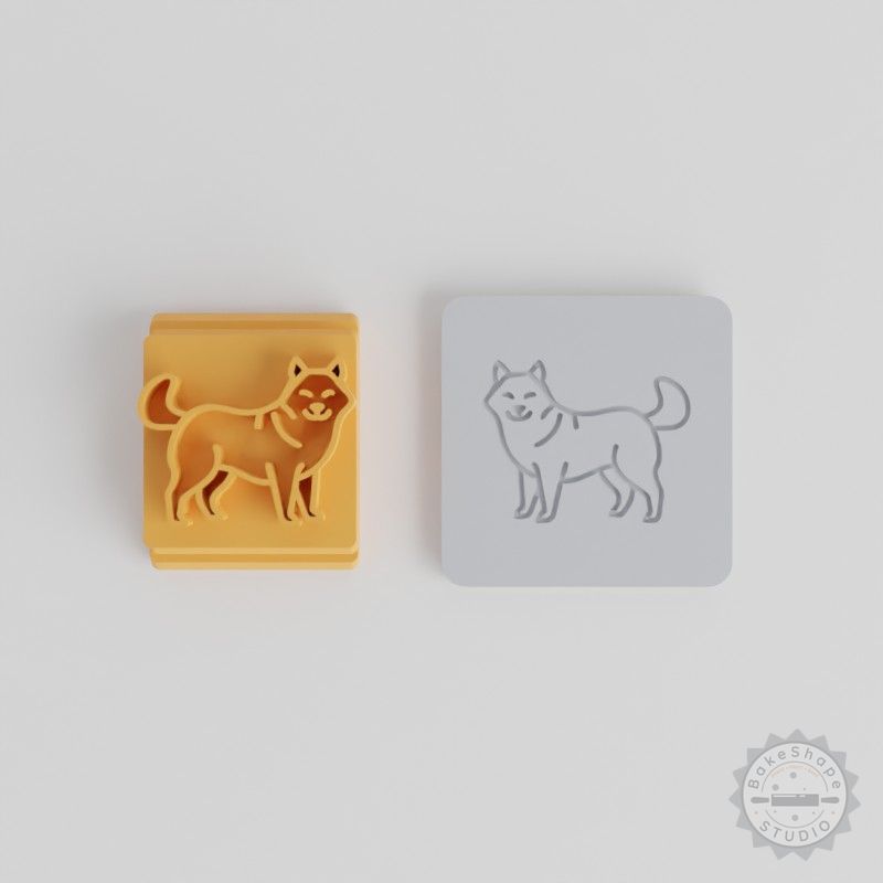 Dog Stamp Tile Set, 5 Sizes, Perfect for Clay, Cookies & Fondant