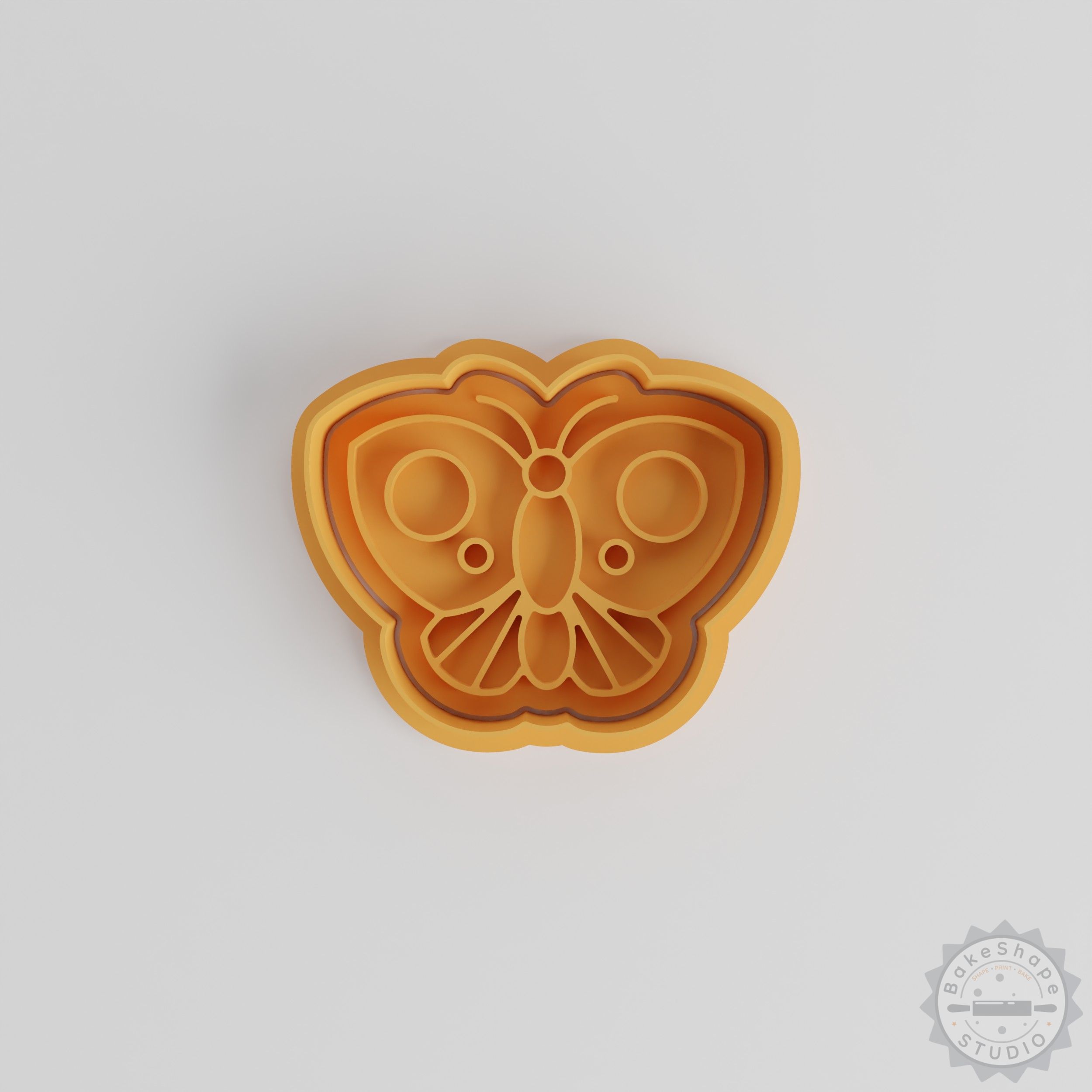 Butterfly Shape Cutter and Stamp Set, Perfect for Cookies and Fondant, 6 Pieces, Three Sizes