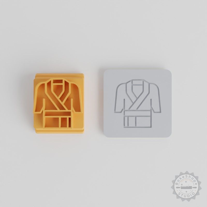 Stamp Tile Design Coat, Perfect for Clay, Cookies, Fondant, 5 Sizes, Outerwear Fashion Coat