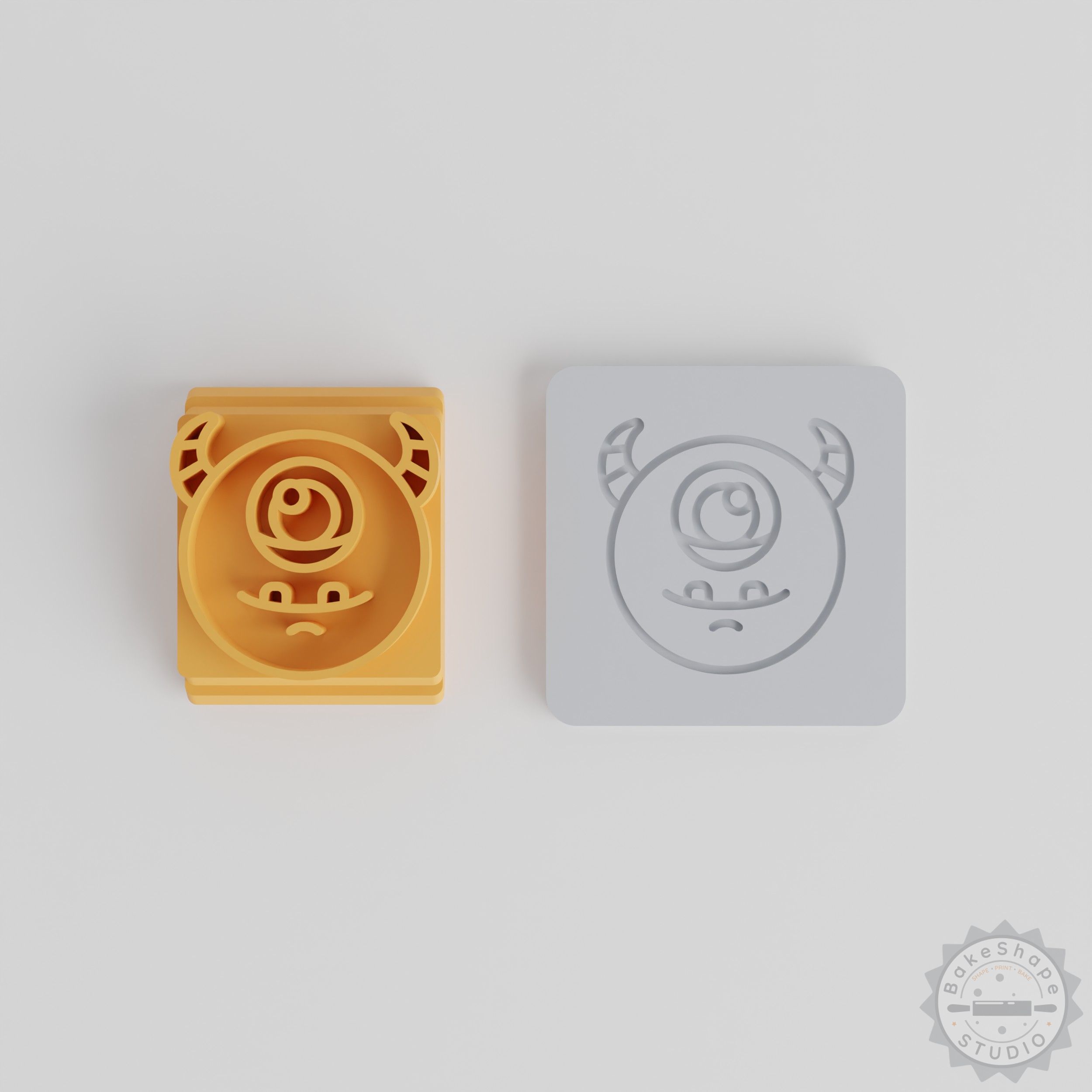 Circle Monster Stamp Set, 5 Sizes, Perfect for Clay, Cookies, Fondant