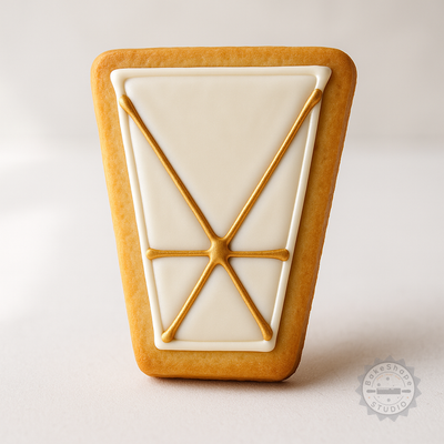 Decorated example 1 of Dhanishtha Nakshatra Vedic Astrology 6-Piece Cookie Cutter Set, Fondant Stamps, S/M/L Sizes