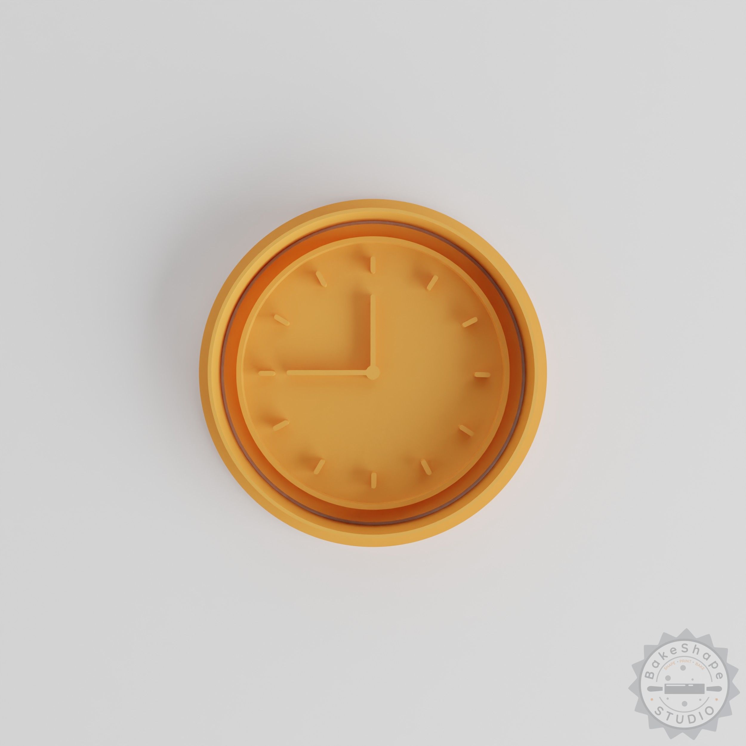 Clock Cookie Cutter Set, Stamp for Fondant, 6-Piece Timepiece Design, Small Medium Large Sizes