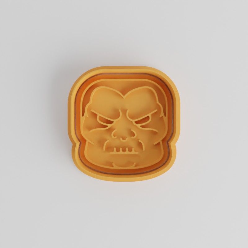 Monster Cookie Cutter and Stamp Set, Perfect for Halloween, 6 Pieces, S/M/L Sizes