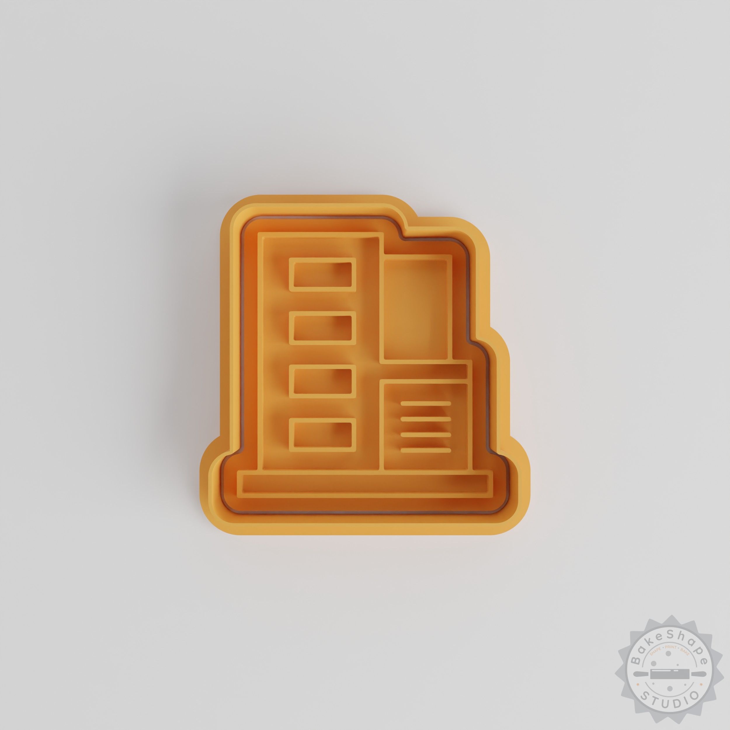 Office Cookie Cutter Set, Building and Skyscraper Design, 6-Piece, Perfect for Cookies and Fondant
