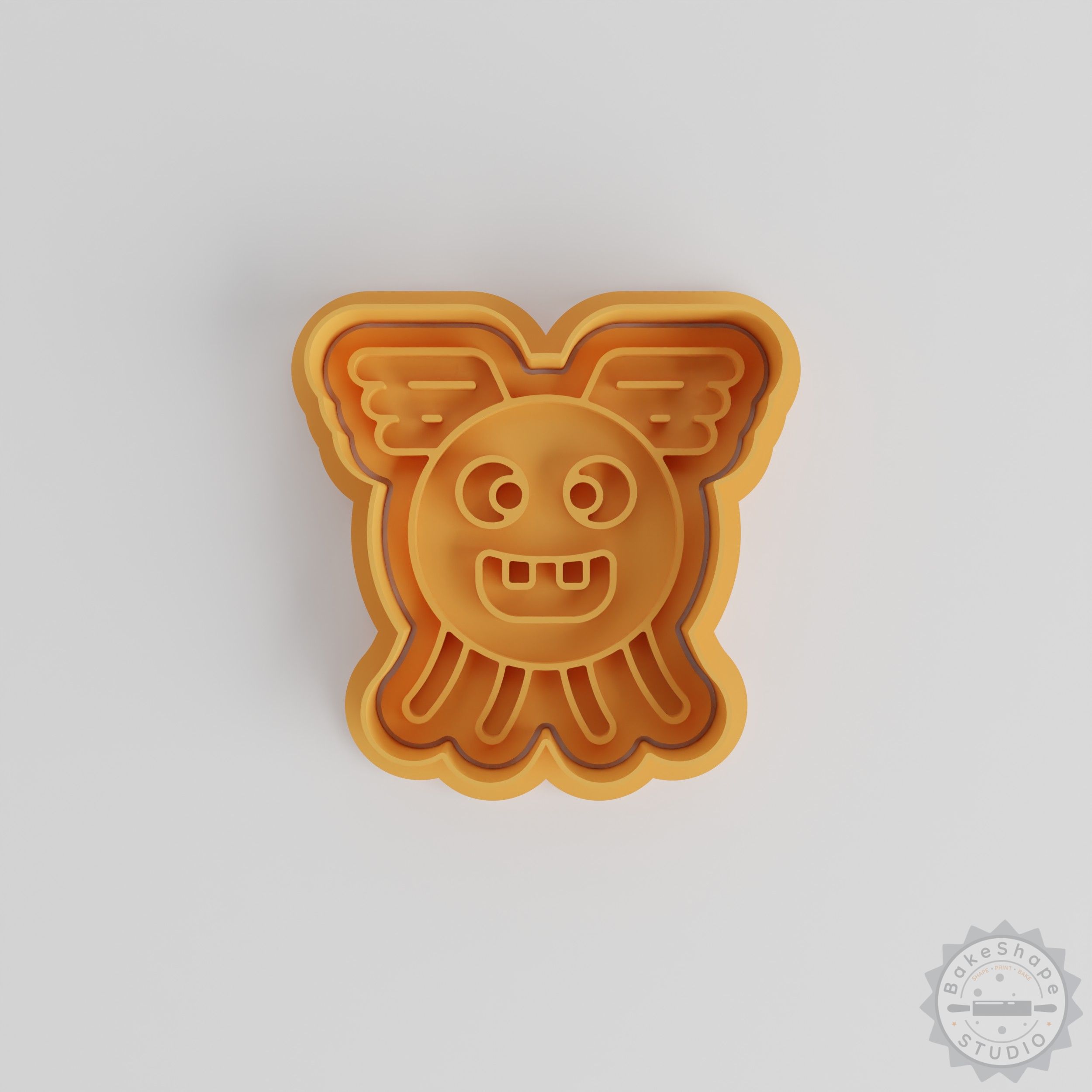 Flying Bug Monster Cutter & Stamp Set, Cookie & Fondant Shapes, 6-Piece Pack, S/M/L Sizes