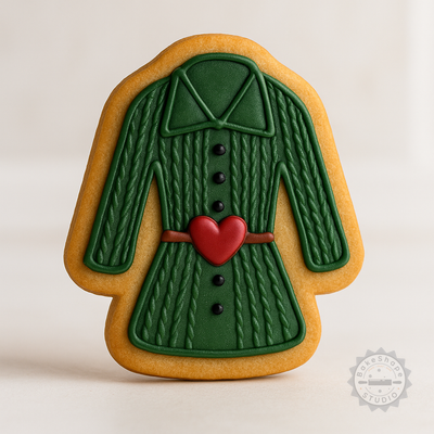 Decorated example 1 of Woolen Coat, Winter Dress Coat, Classic Formal Knitted Cardigan