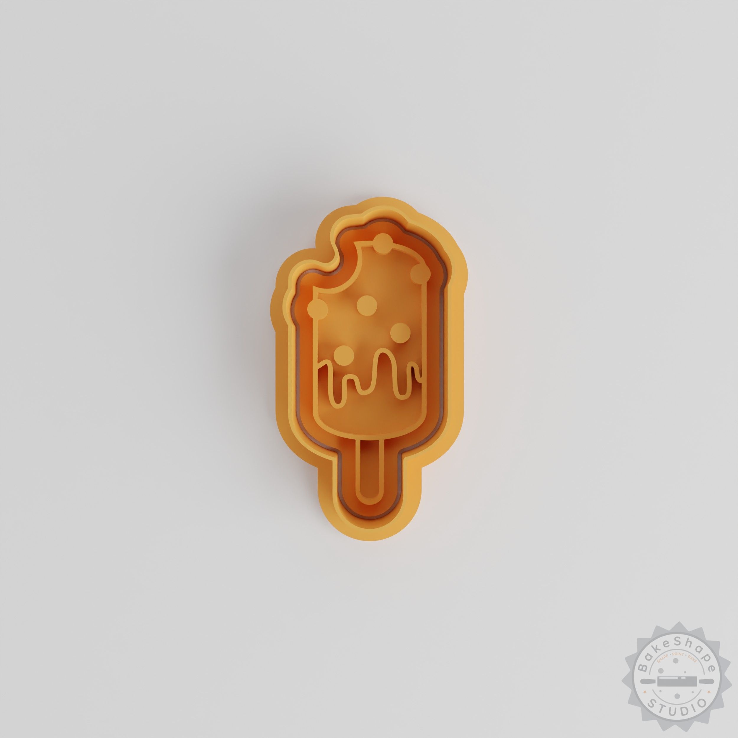 Popsicle Shape Cutter and Stamp Set, S/M/L Sizes, Perfect for Cookies and Fondant