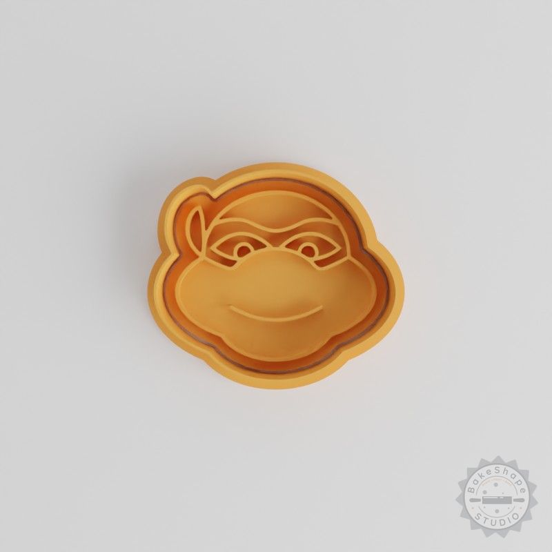 Ninja Shape Cutter & Stamp Set, Perfect for Cookies & Fondant, Includes 6 Pieces in S/M/L Sizes