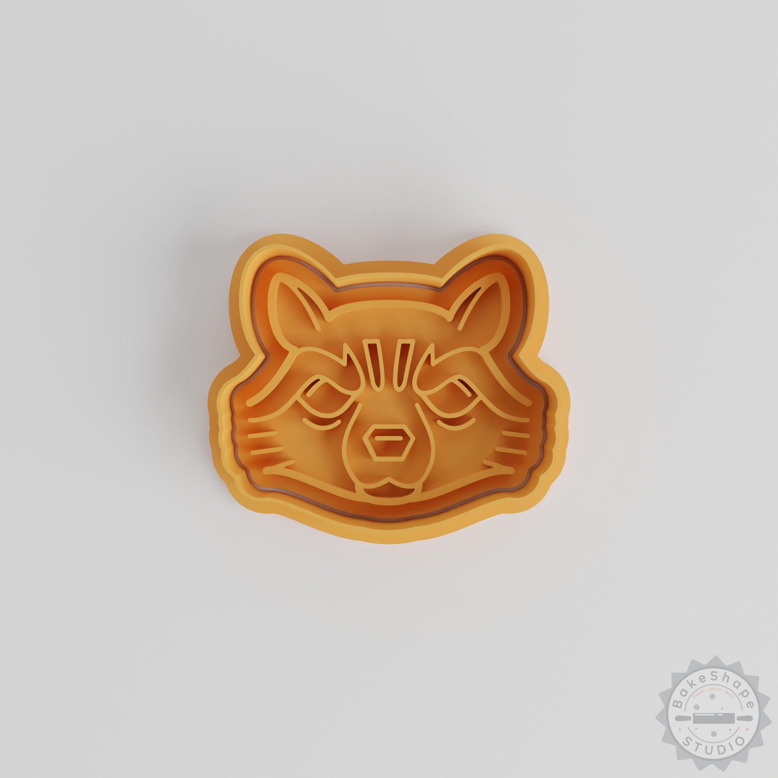 Space Raccoon Cookie Cutter & Stamp Set, 6-Piece, S/M/L Sizes, Perfect for Cookies and Fondant