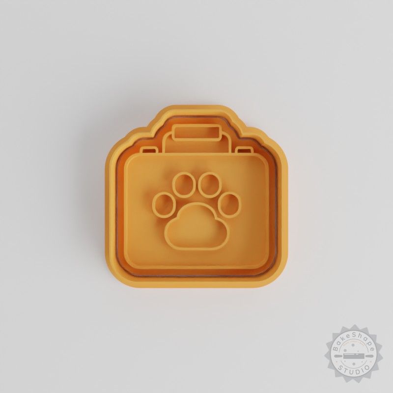 Veterinary Cookie Cutter and Stamp Set, 6-Piece Animal Design, Perfect for Fondant, S/M/L Sizes