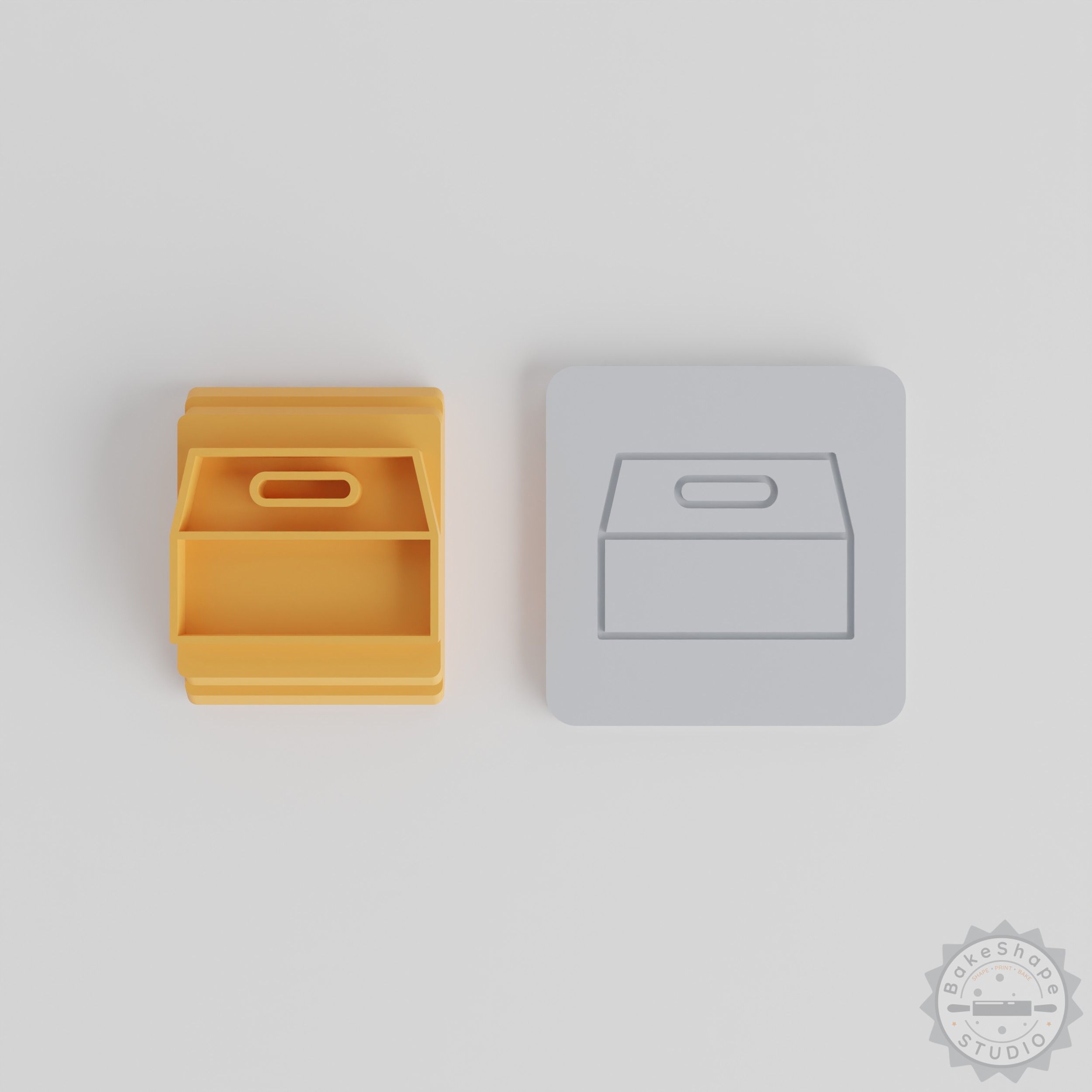 Stamp Tile Box for Clay, Cookies, Fondant with 5 Motif Sizes (20-40 mm)