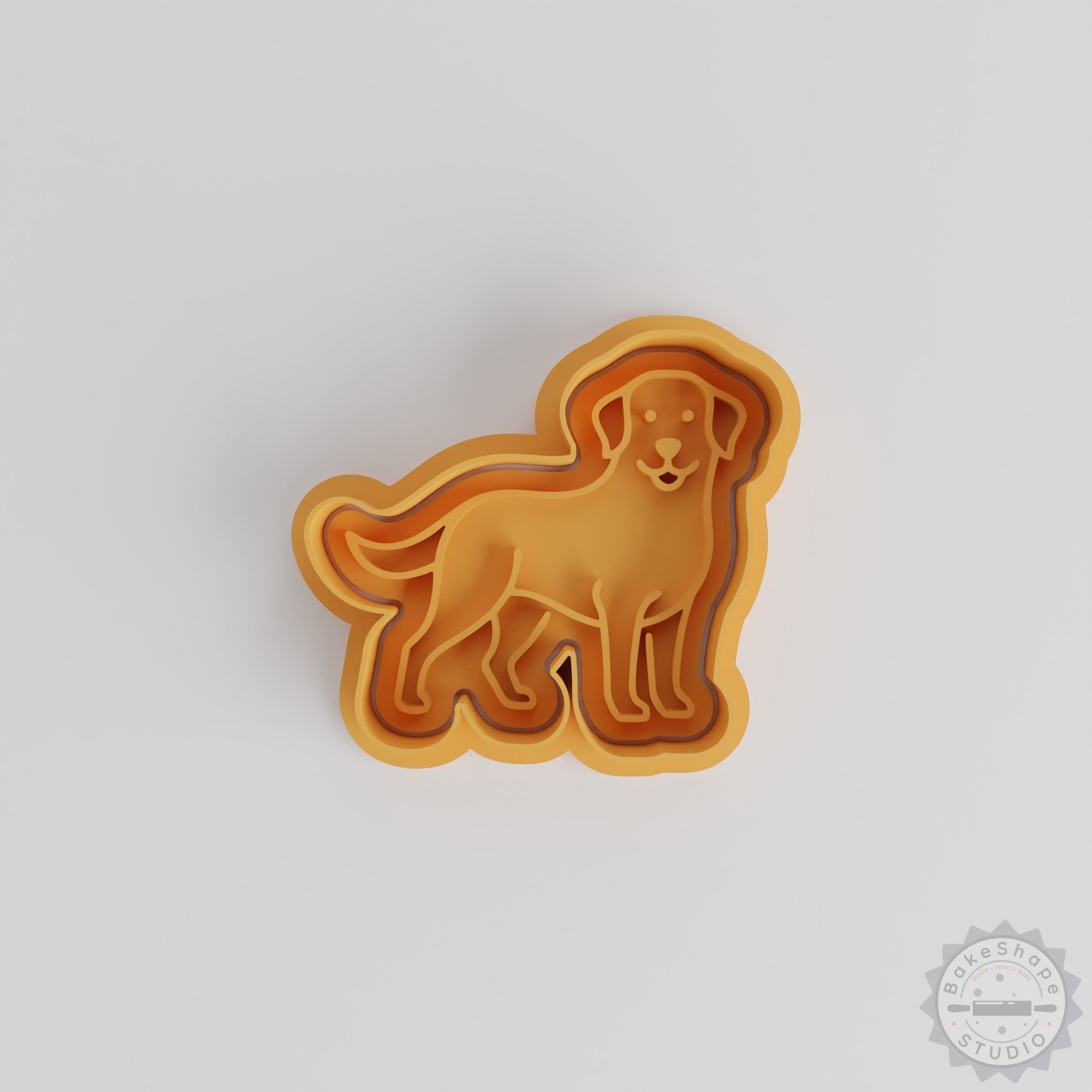 Golden Retriever Cookie Cutter Set, 6 Piece, Perfect for Cookies & Fondant, Includes S/M/L Sizes