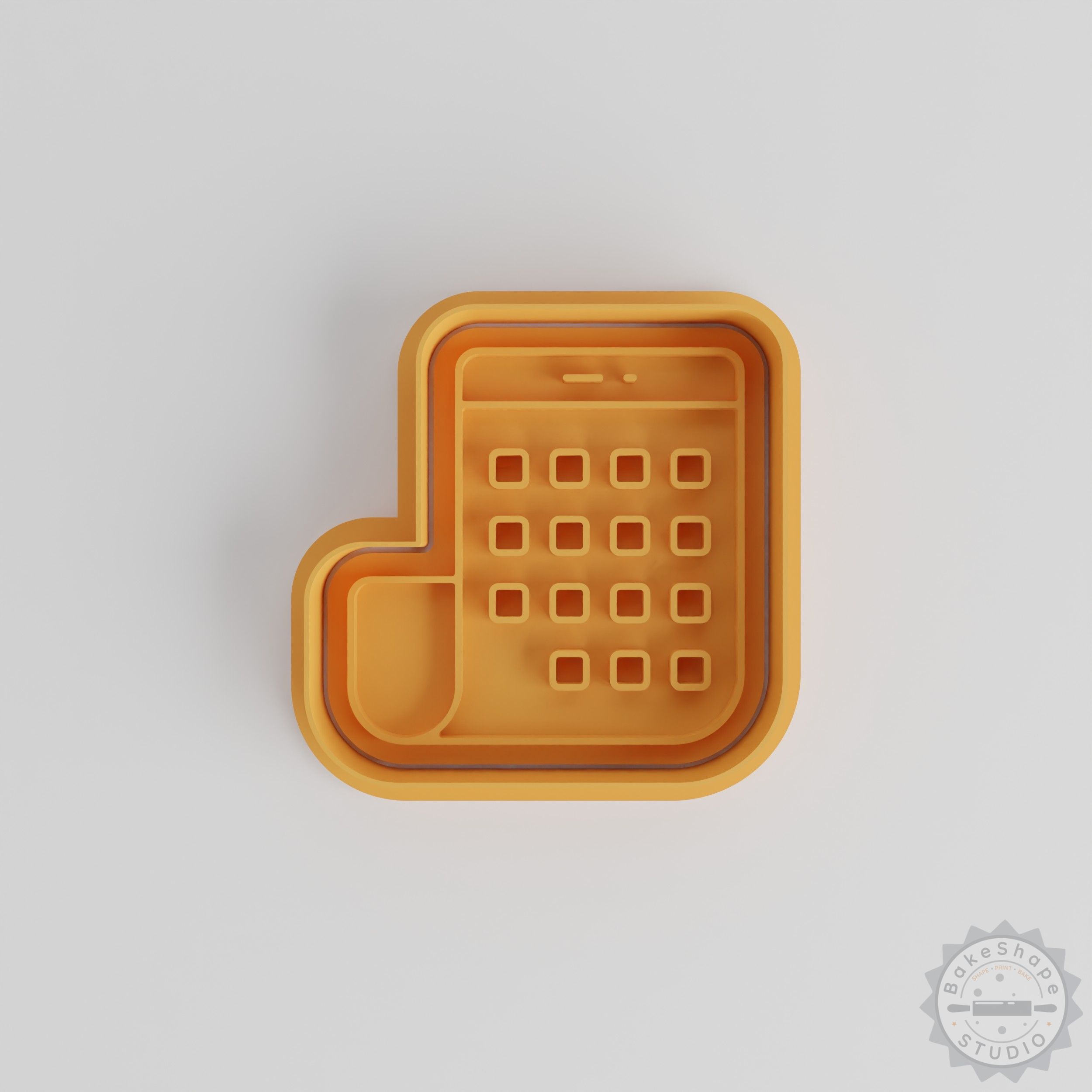 Bendable Phone, Smart Fold, Flexible Phone Set, 6-Piece, Multi-Size Shape Cutter and Stamp for Cookies, Fondant