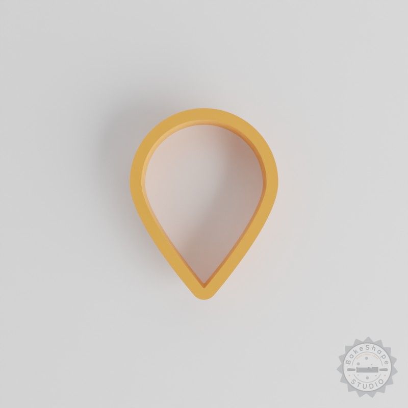 Map Marker Shape Cutter Set, 18-Piece, 0.75"-5" for Cookies, Fondant, Clay, Map Design